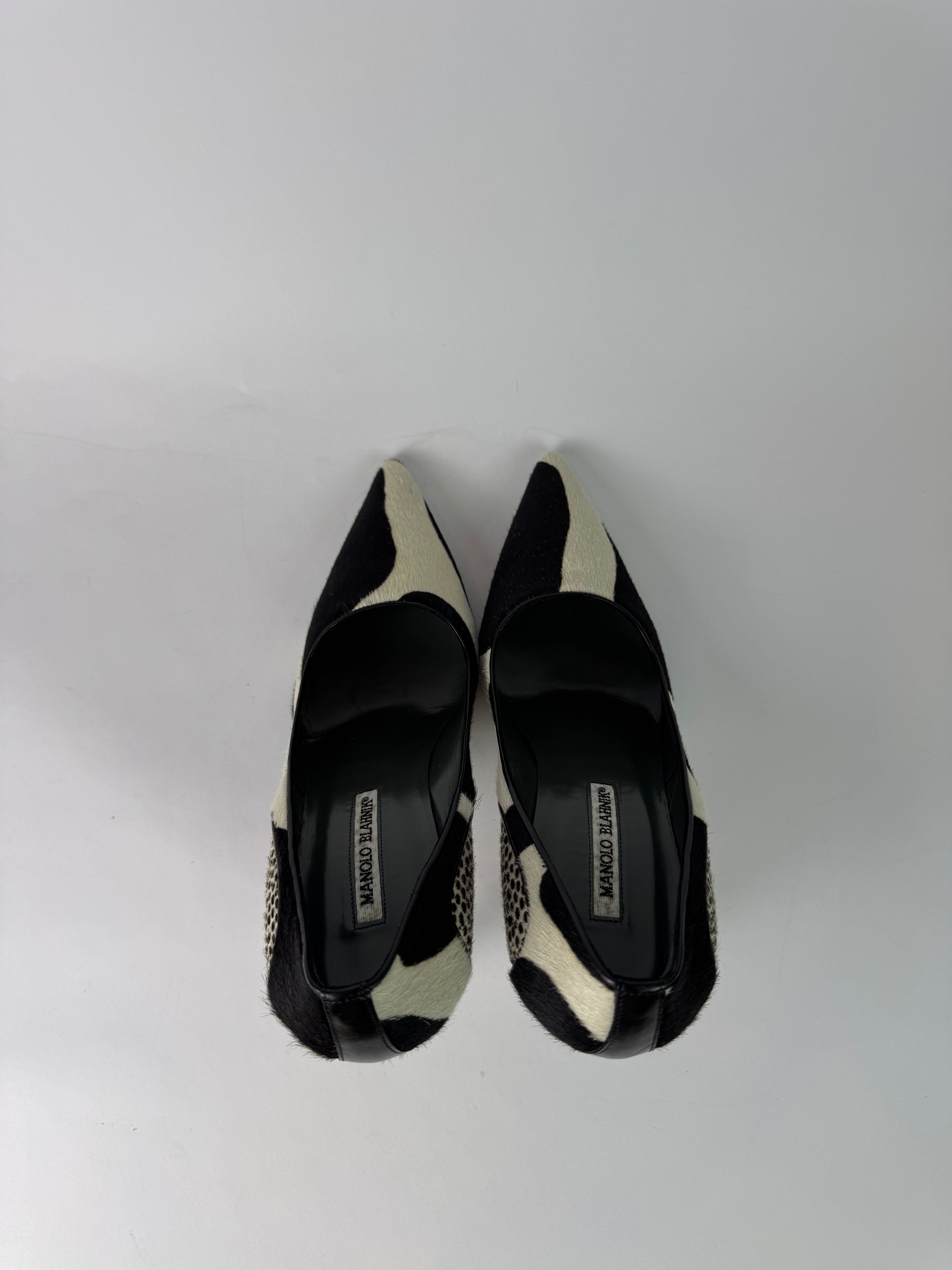 Manolo Blahnik Ponyhair Pumps 40