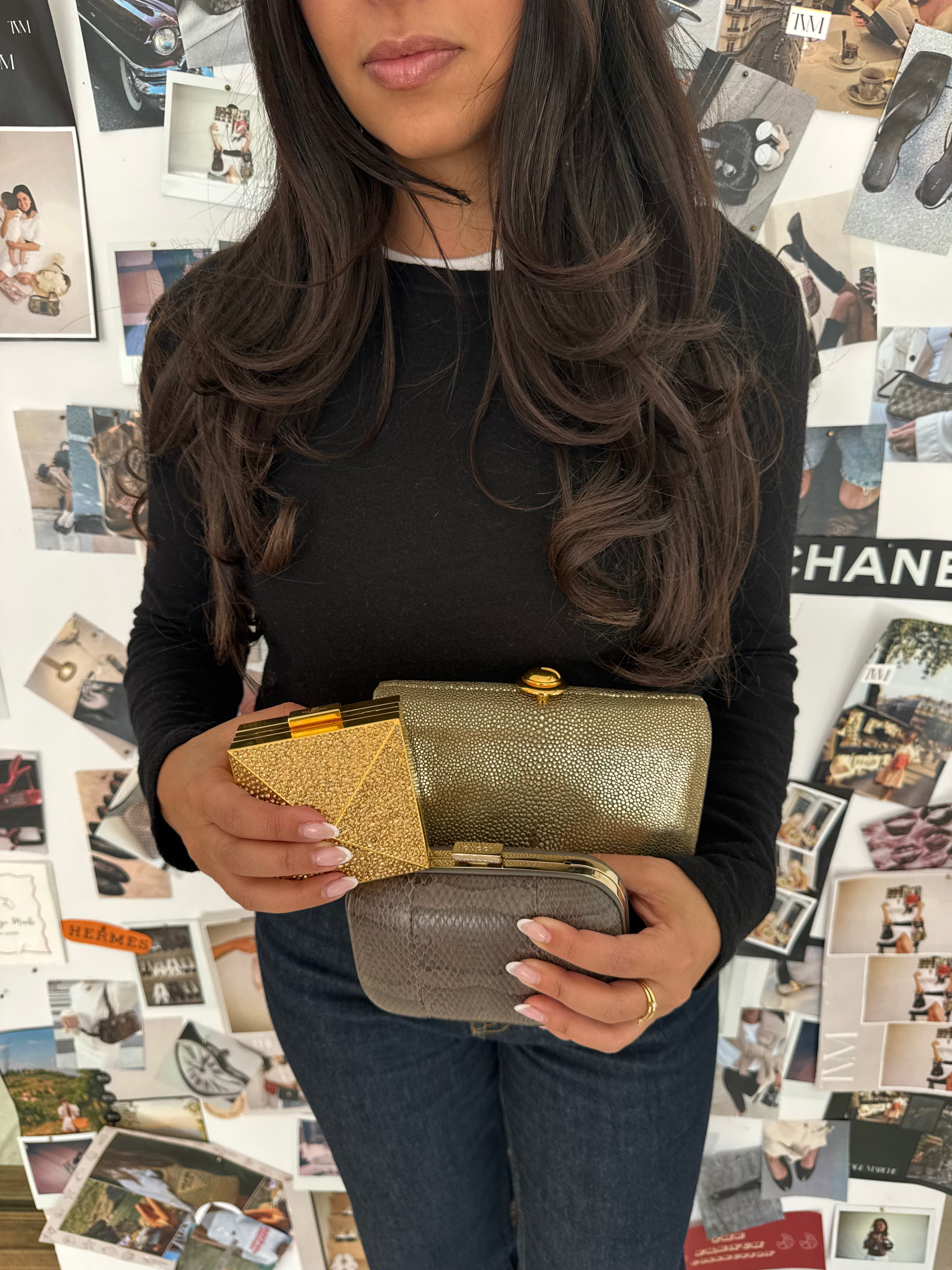 Gucci Vintage Minaudière Clutch Rare