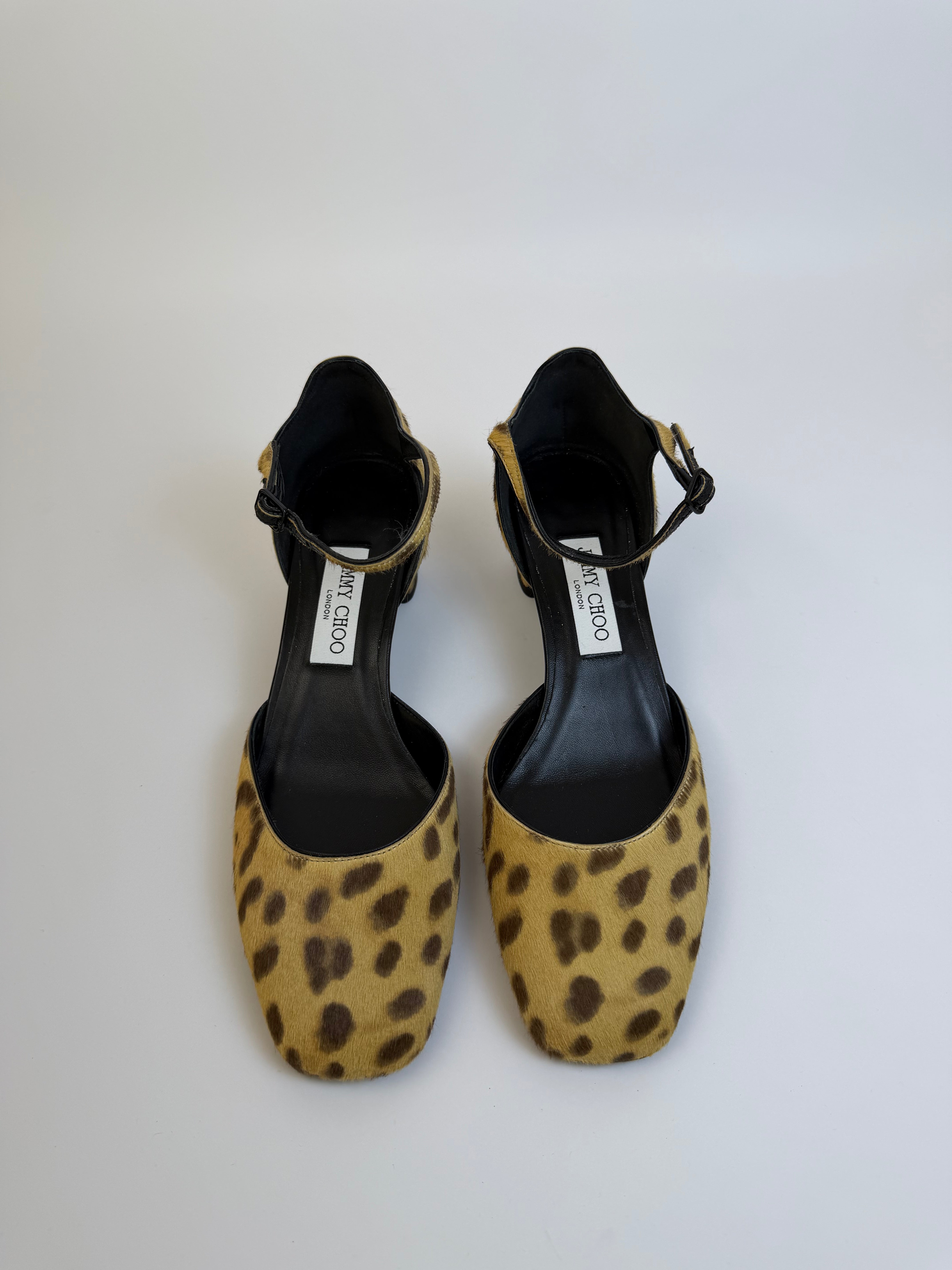 Jimmy Choo Ponyhair Mary Janes 38.5