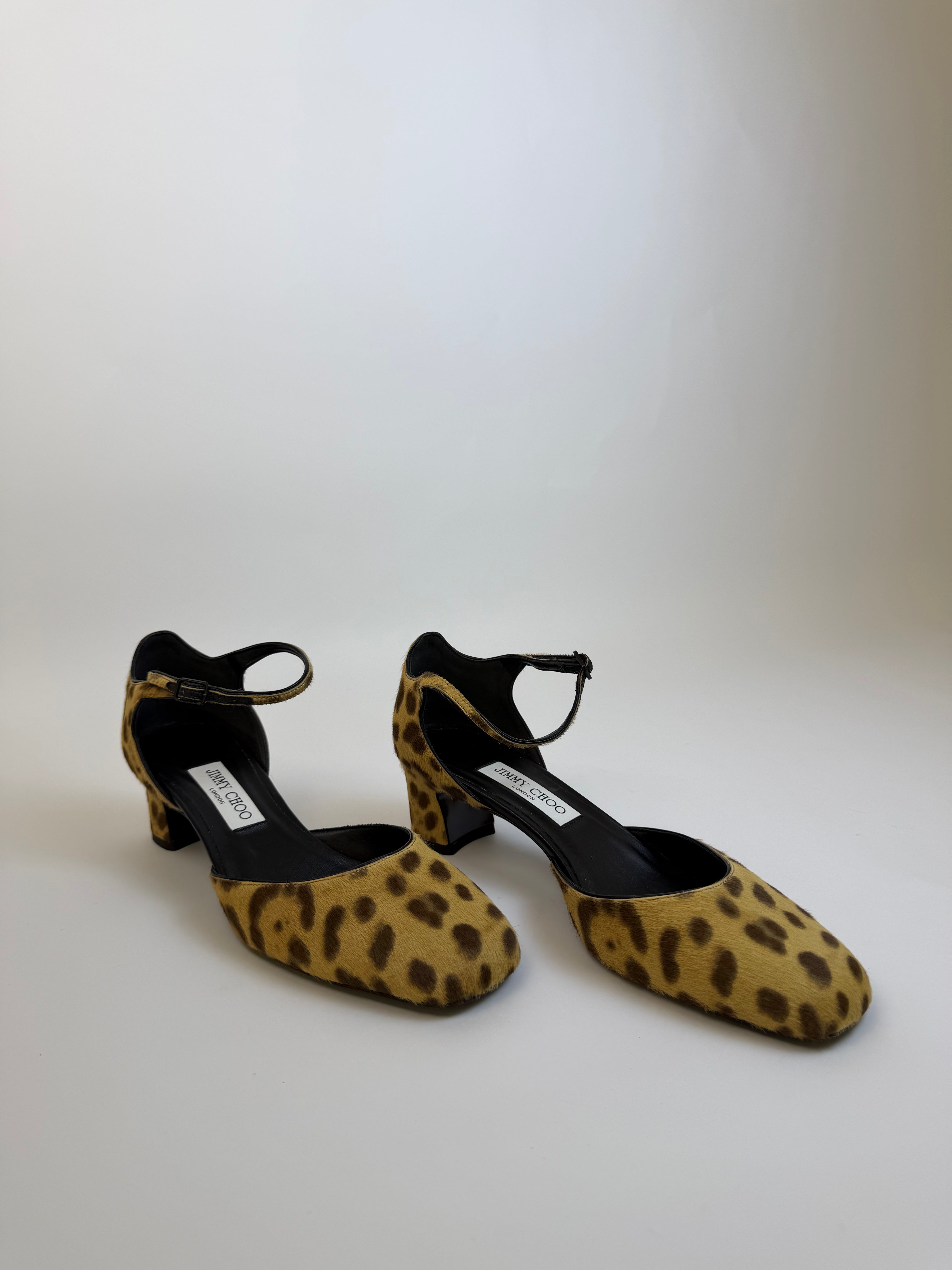 Jimmy Choo Ponyhair Mary Janes 38.5