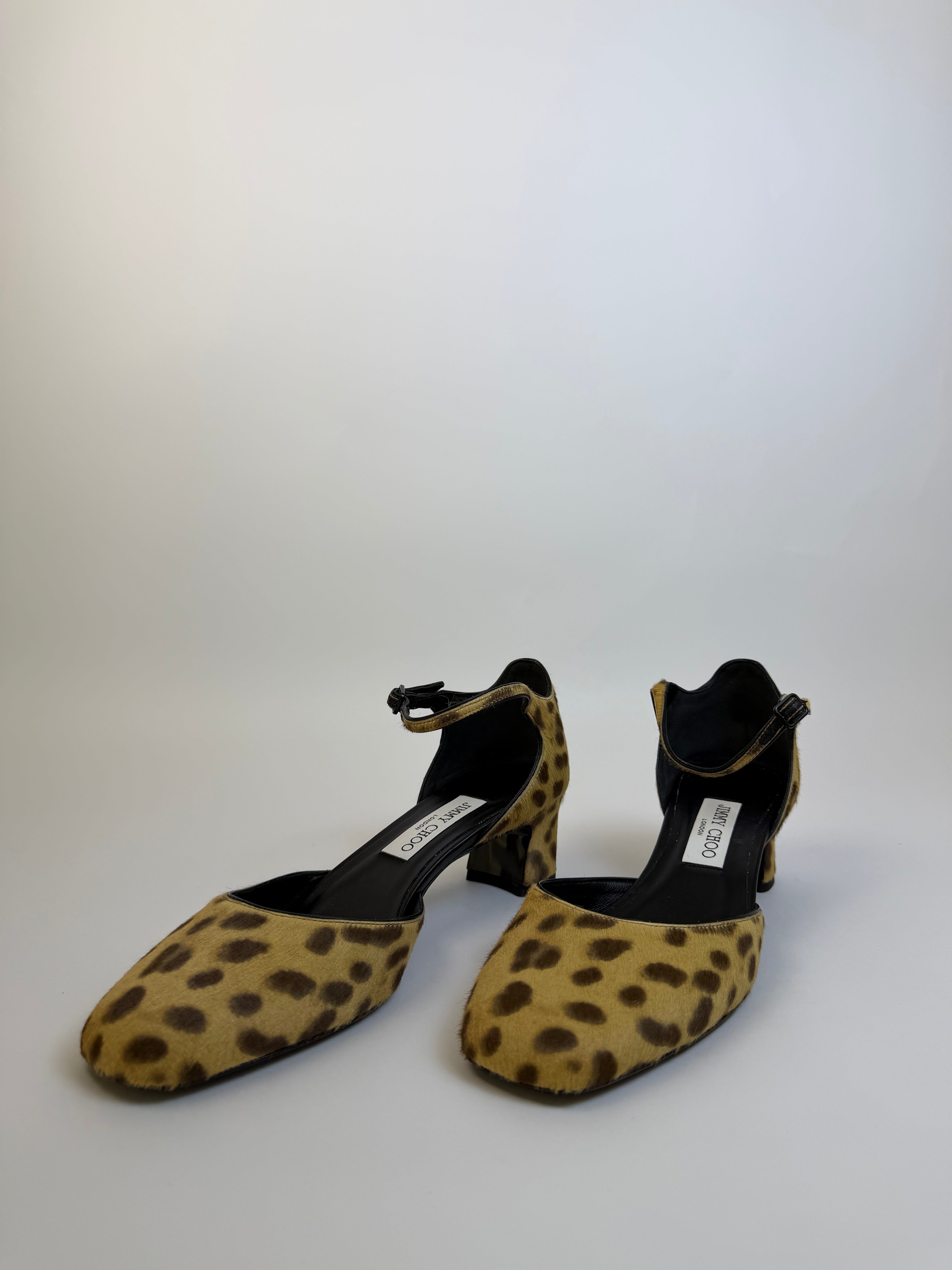 Jimmy Choo Ponyhair Mary Janes 38.5