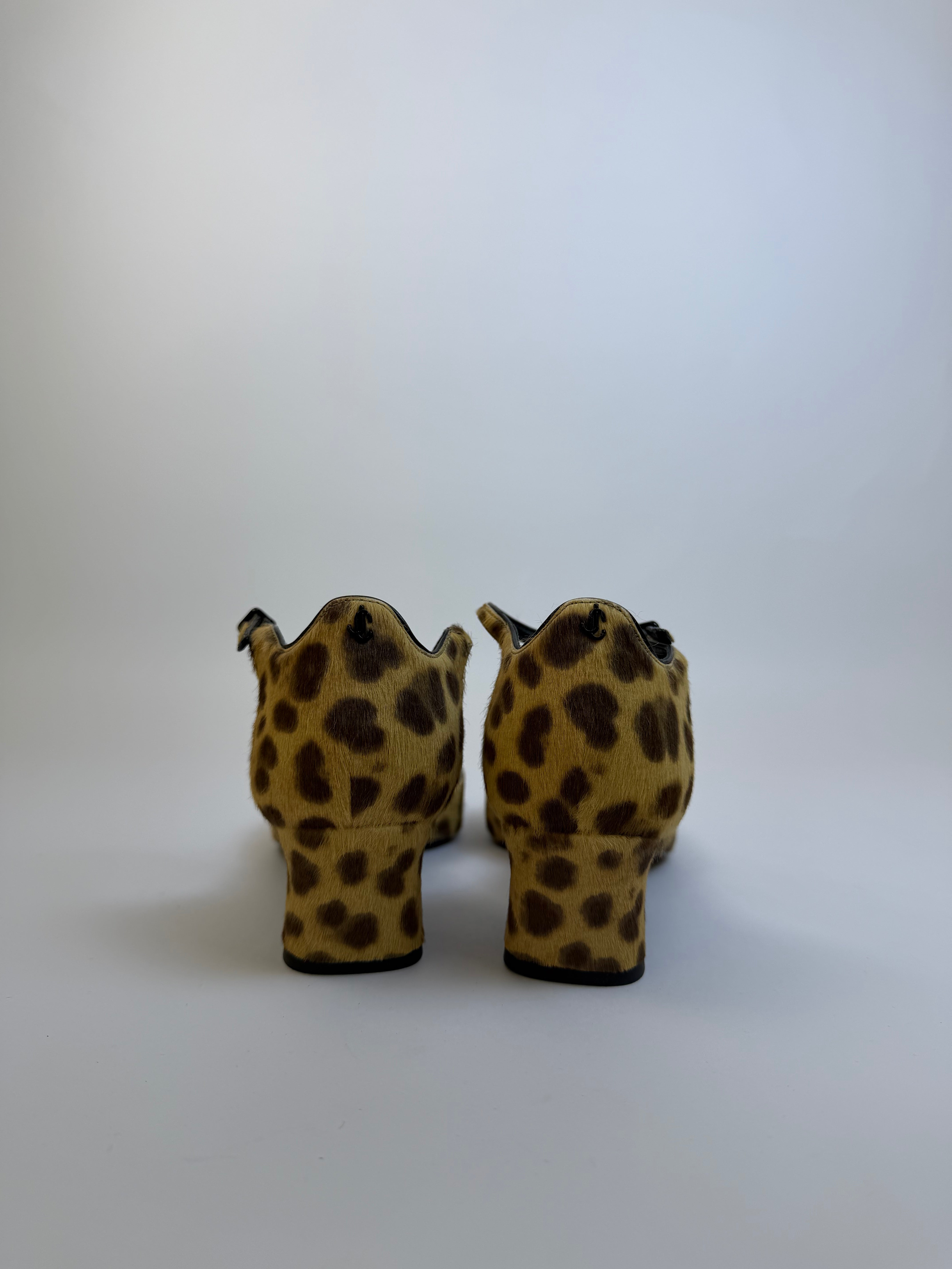 Jimmy Choo Ponyhair Mary Janes 38.5