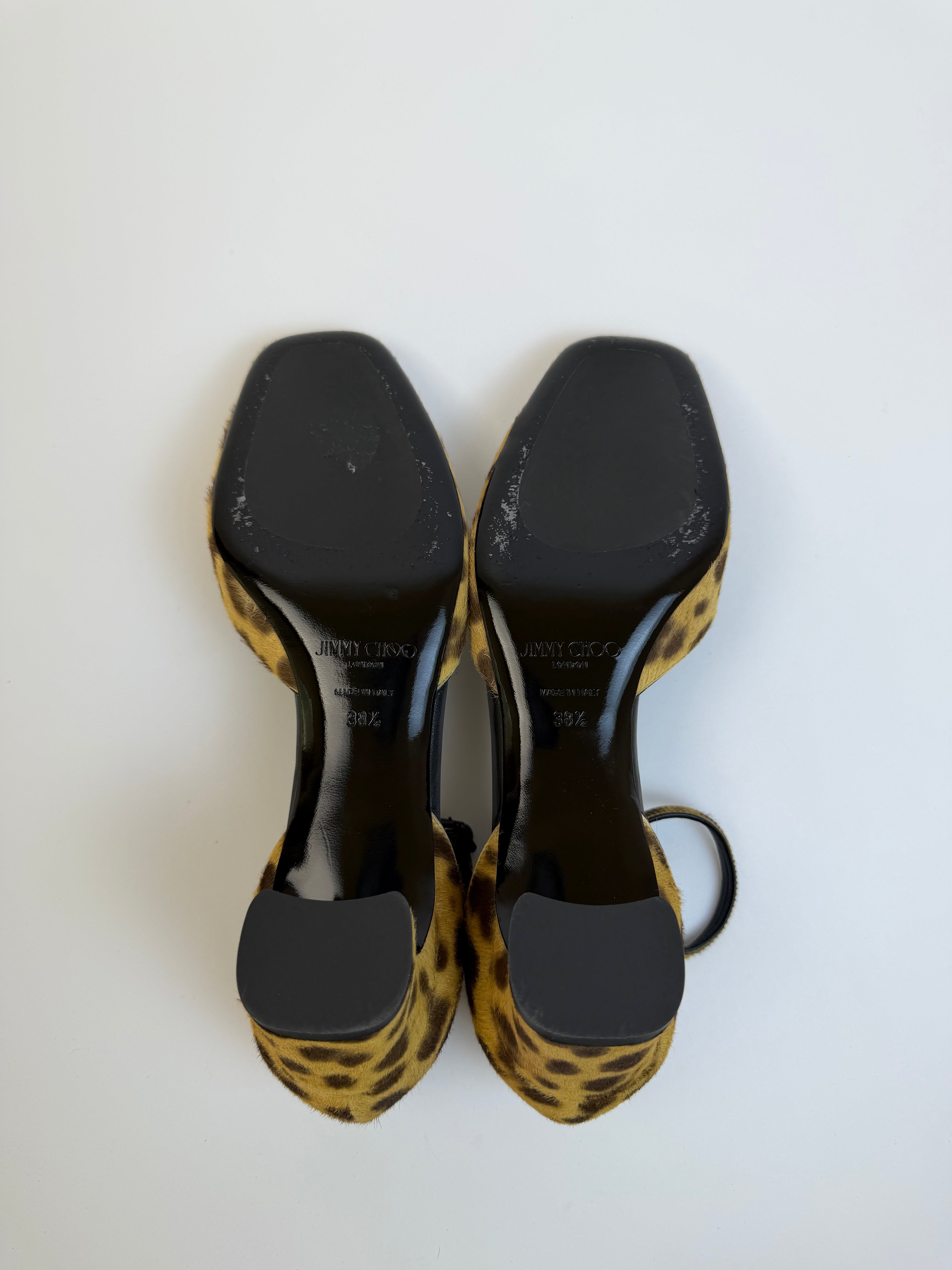 Jimmy Choo Ponyhair Mary Janes 38.5