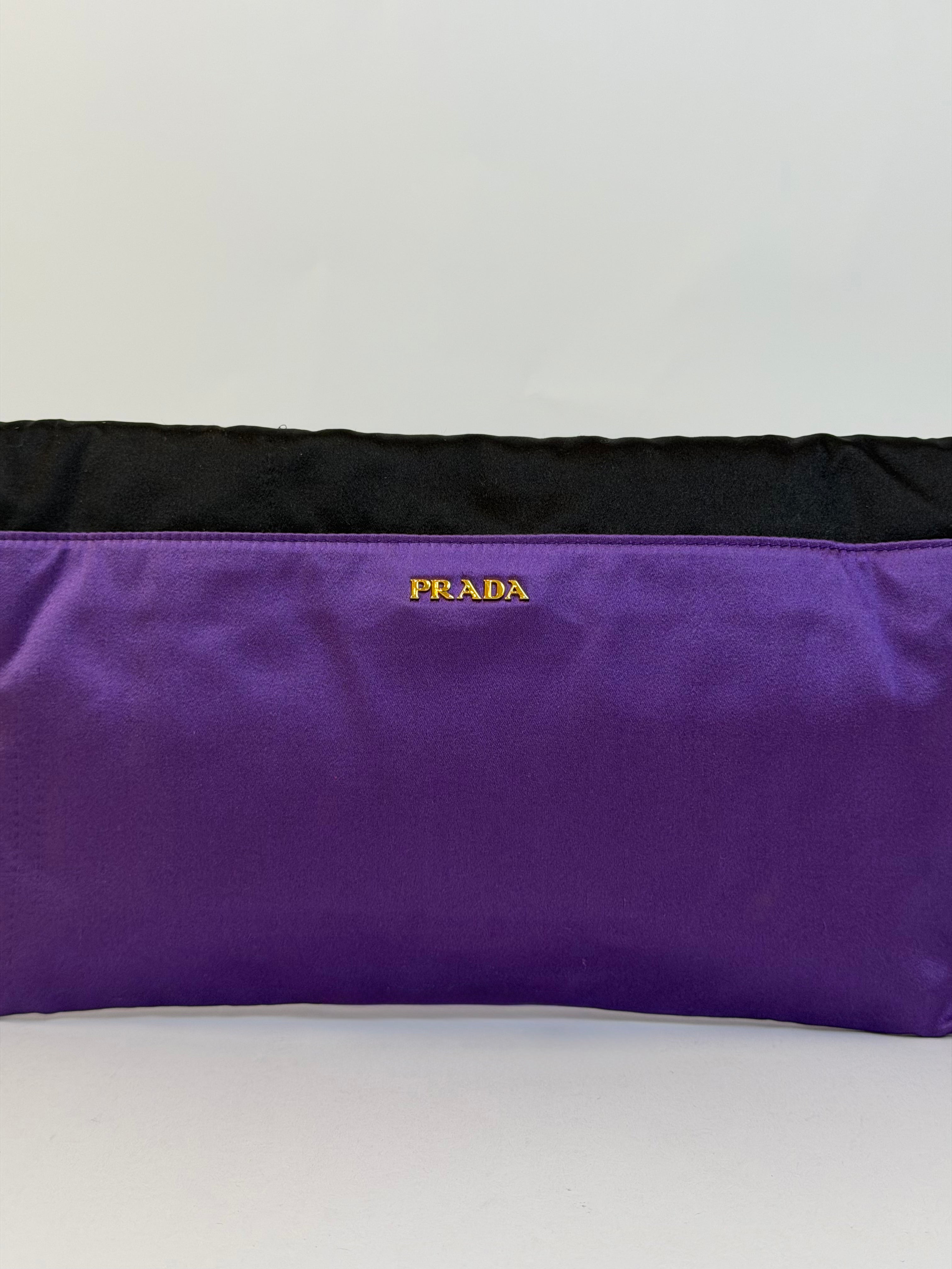 Prada Vintage Silk Clutch
