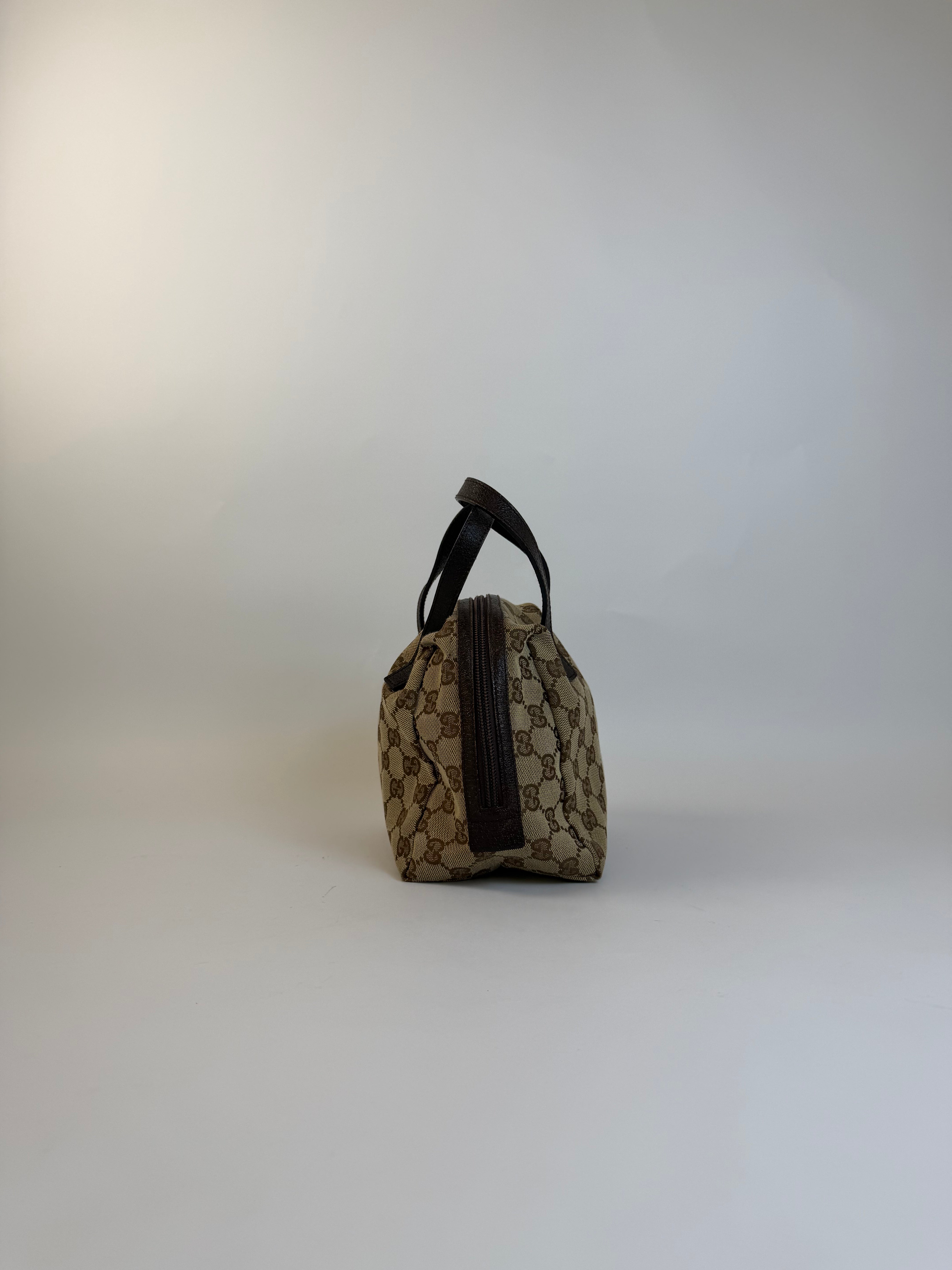 Gucci Vintage Canvas Handbag