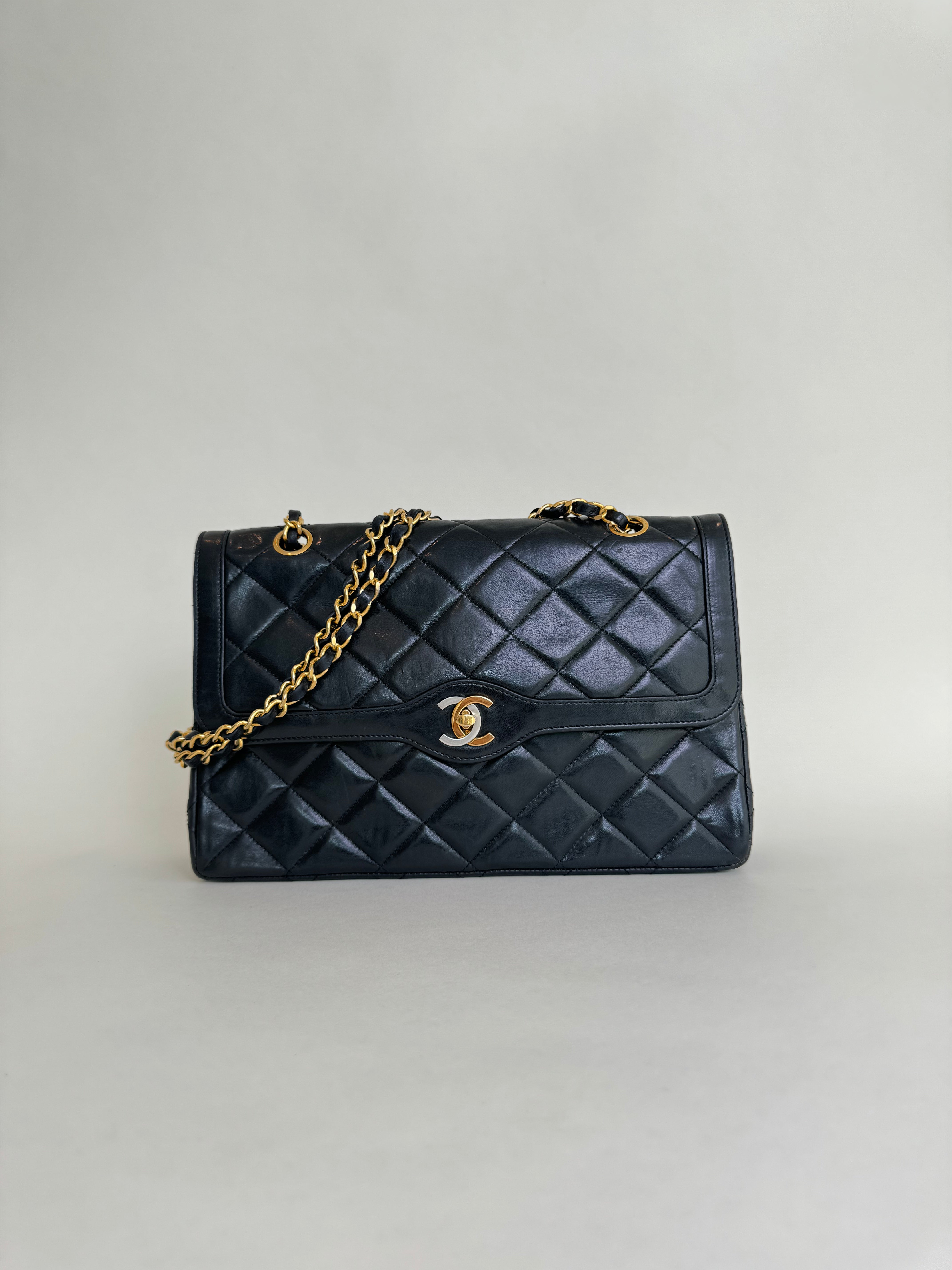 Chanel Paris Double Flap Black