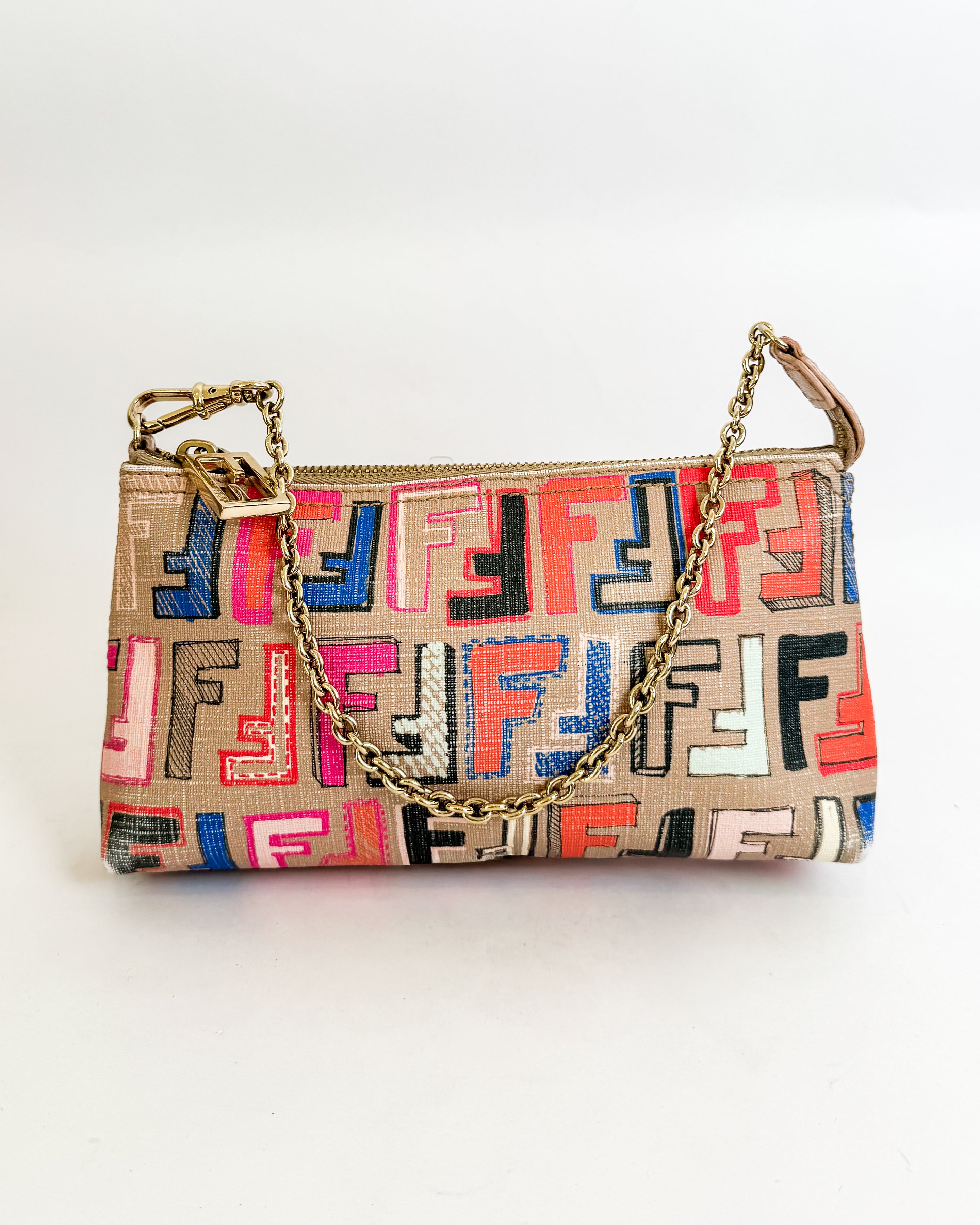 Fendi Zucca Printed Pouchette
