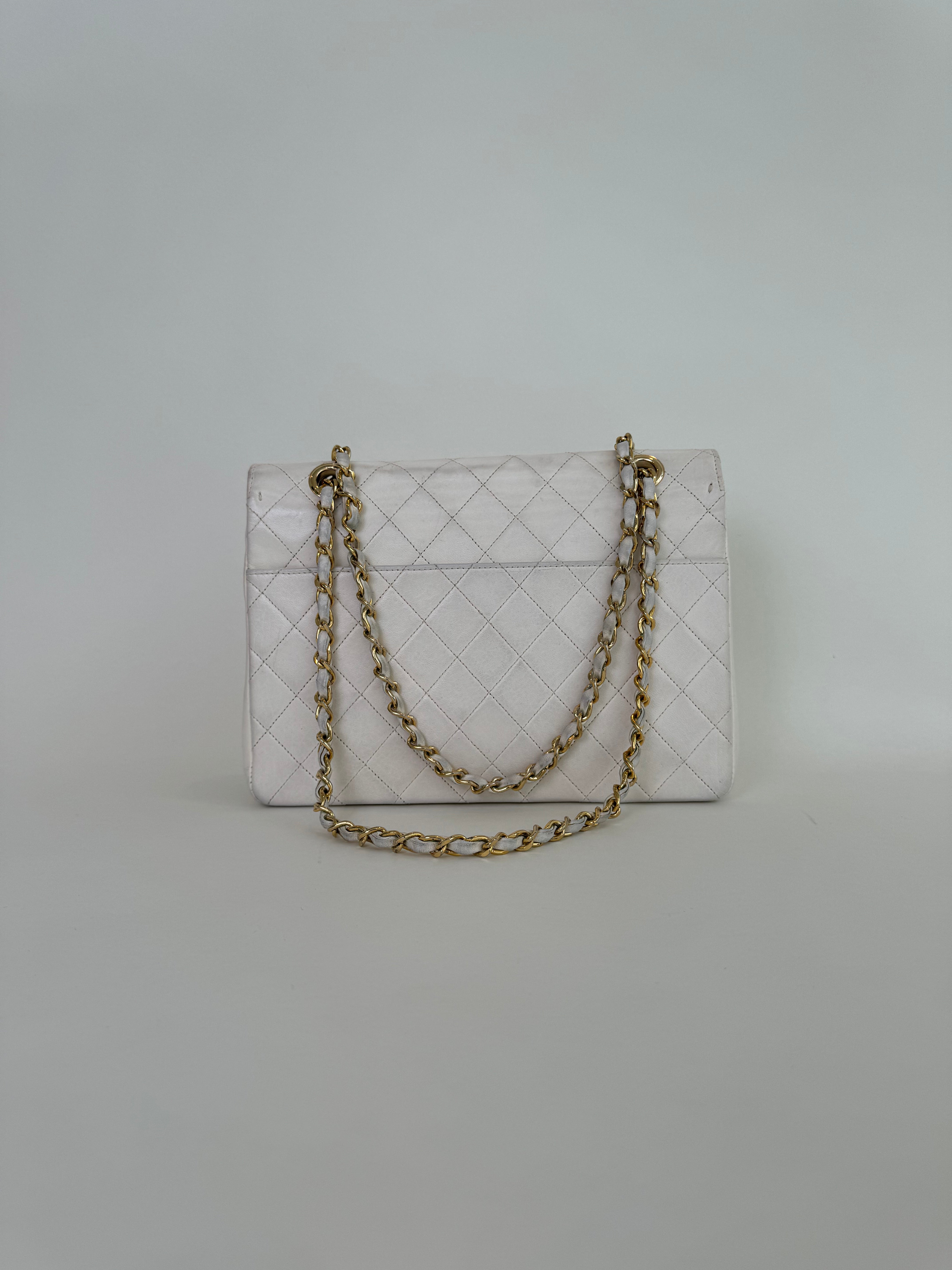 Chanel Lambskin Quilted Classic Single Flap Bag