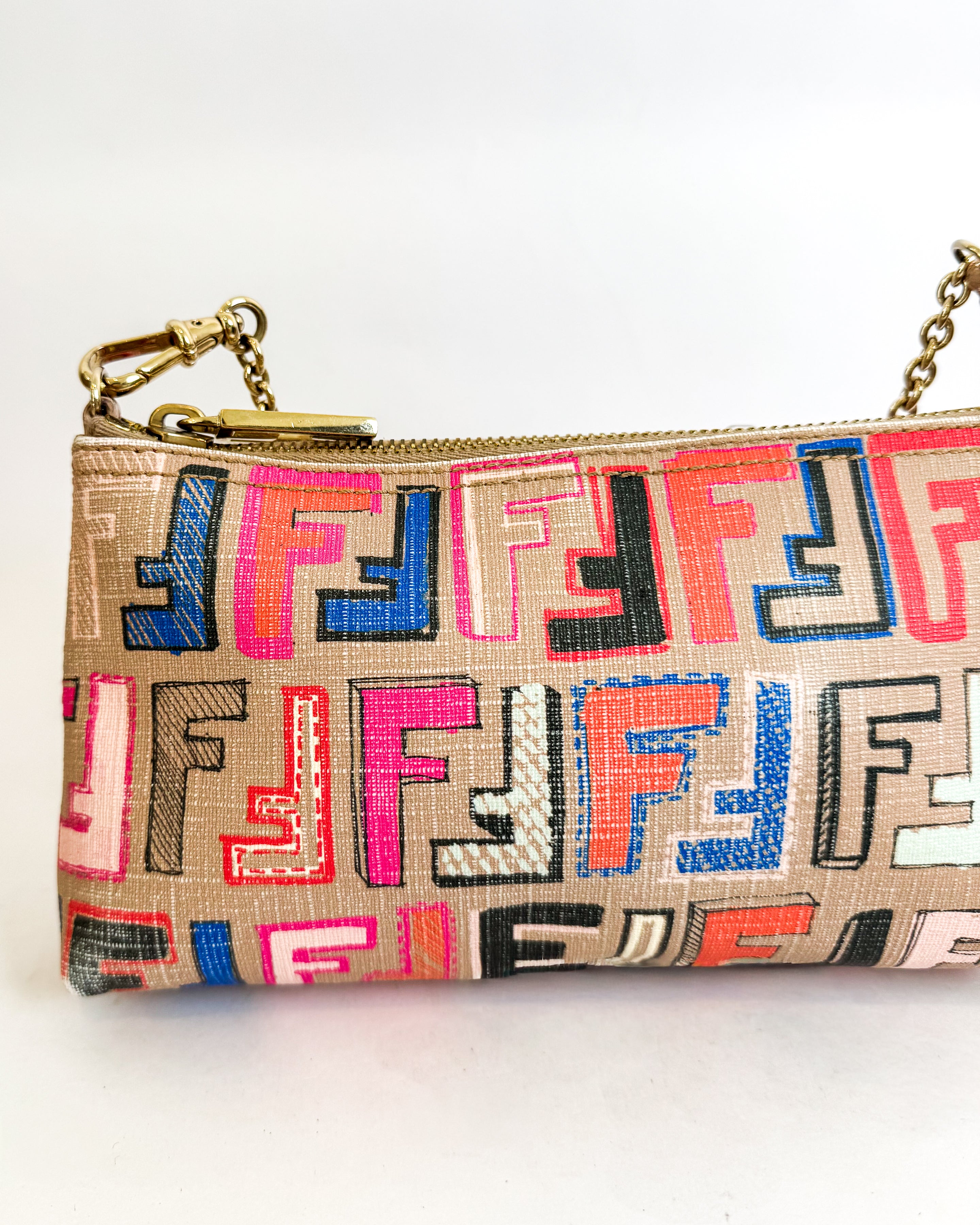 Fendi Zucca Printed Pouchette