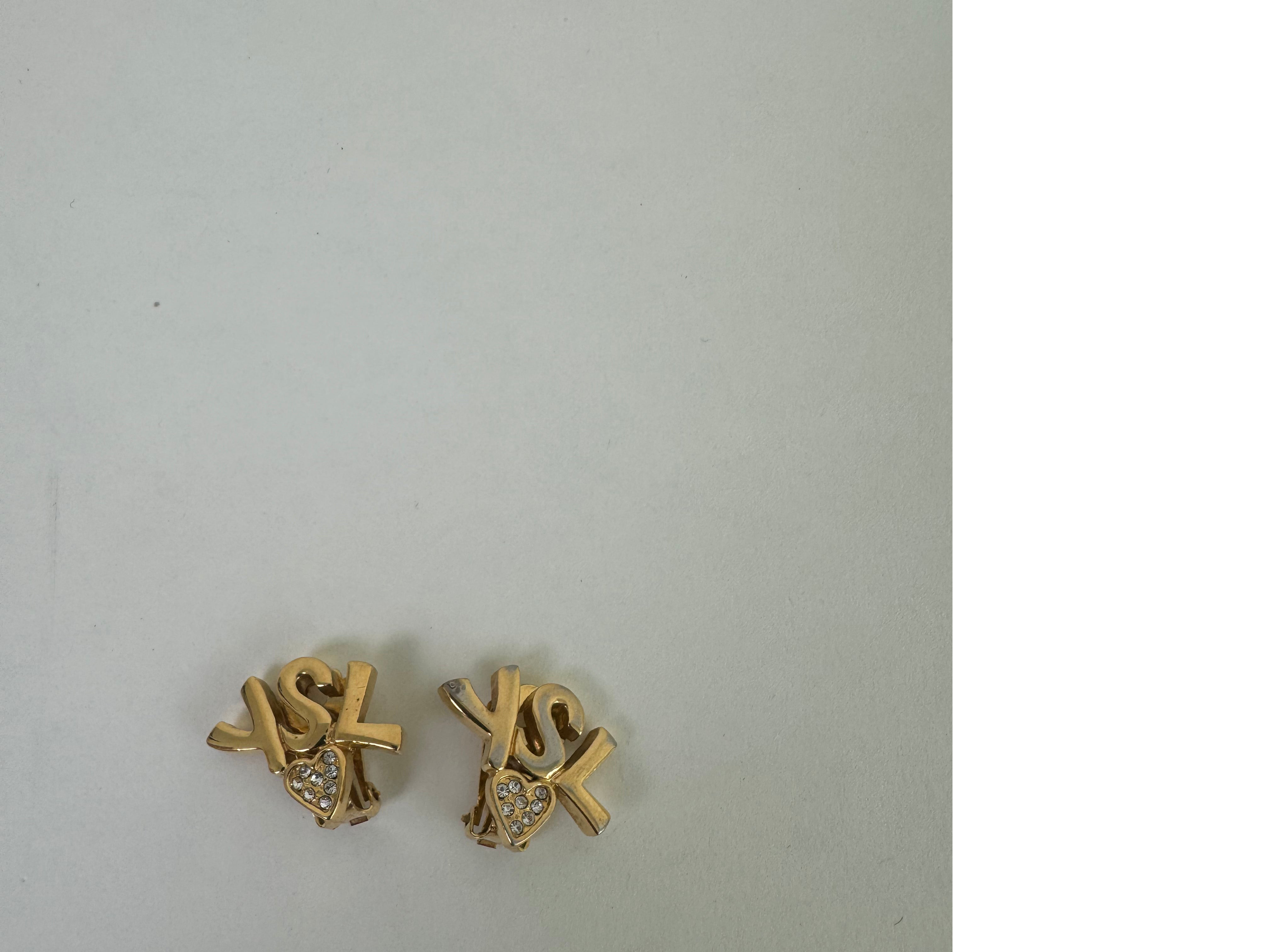 Yves Saint Laurent Vintage YSL Earrings