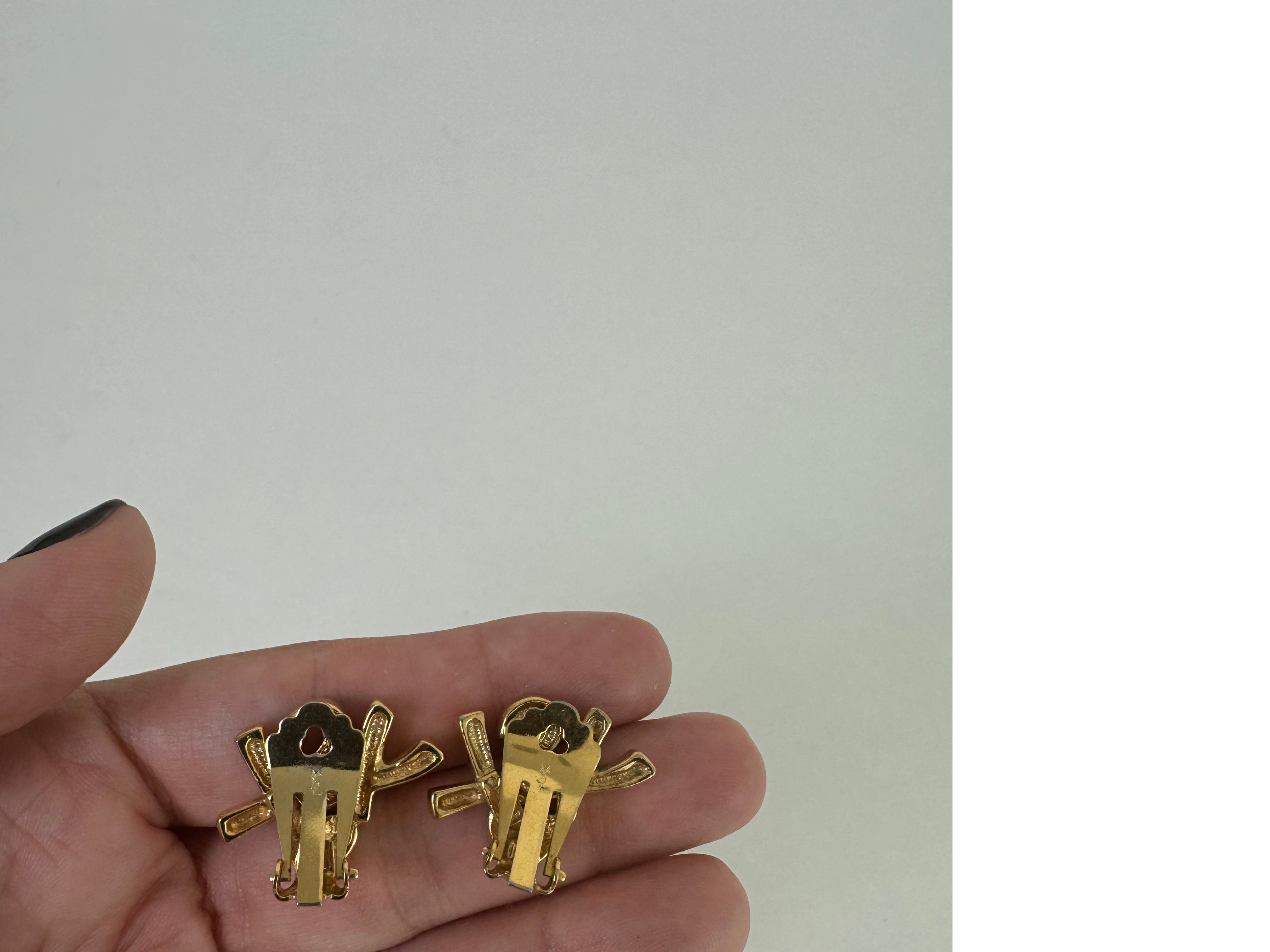 Yves Saint Laurent Vintage YSL Earrings