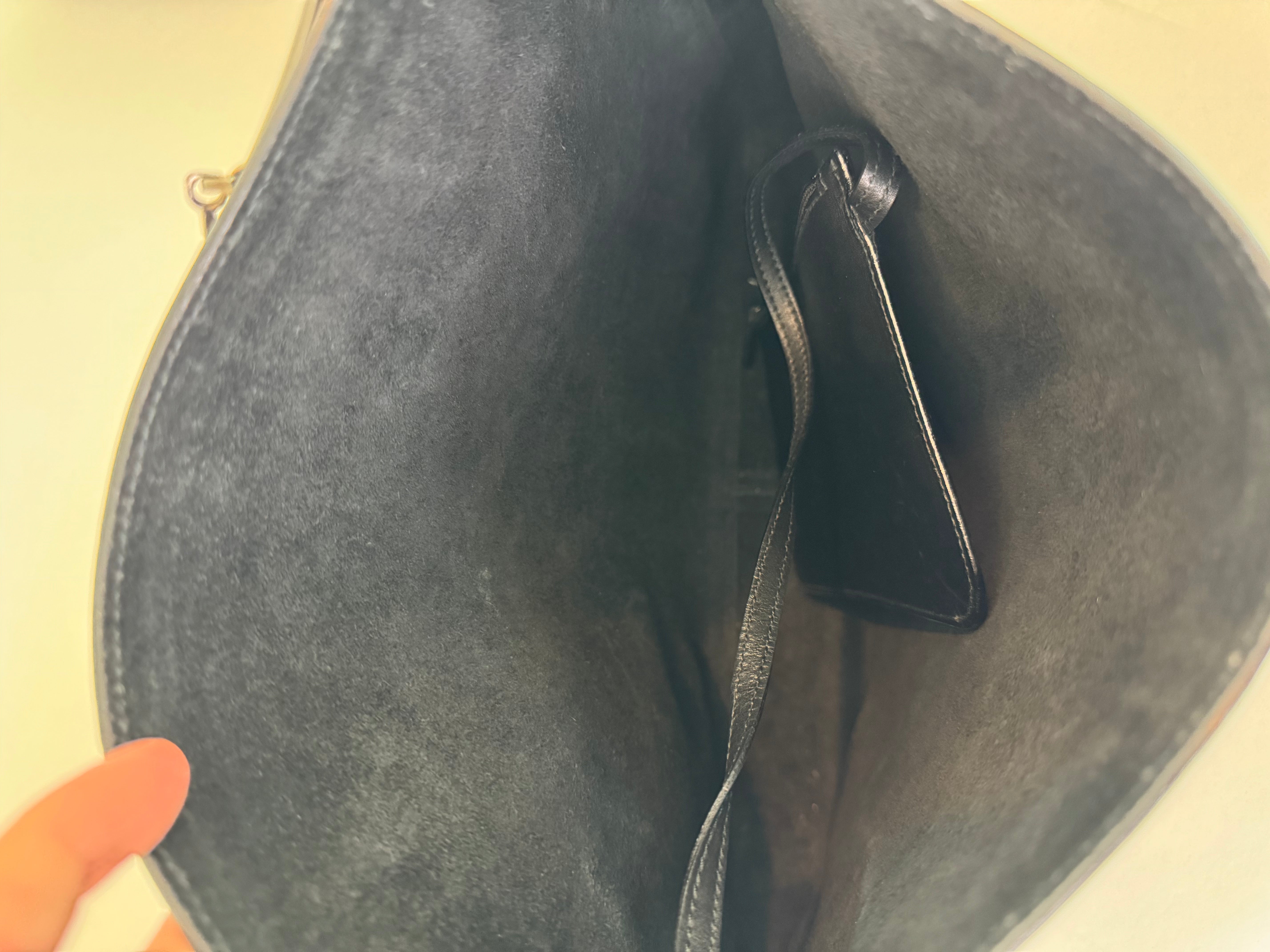 Gucci Tom Ford Black Leather Hobo Bag