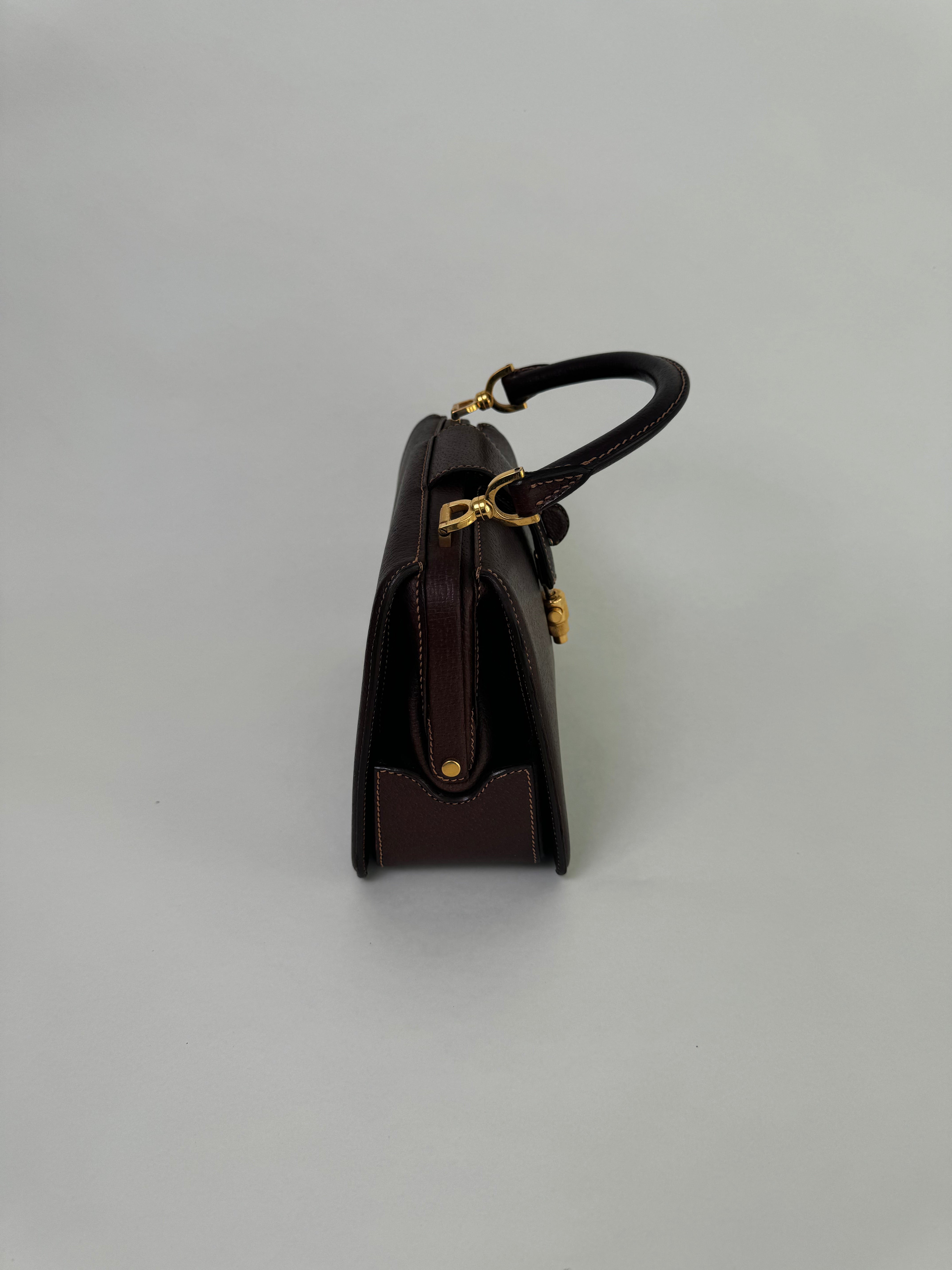 Gucci Brown Leather Jackie Handbag