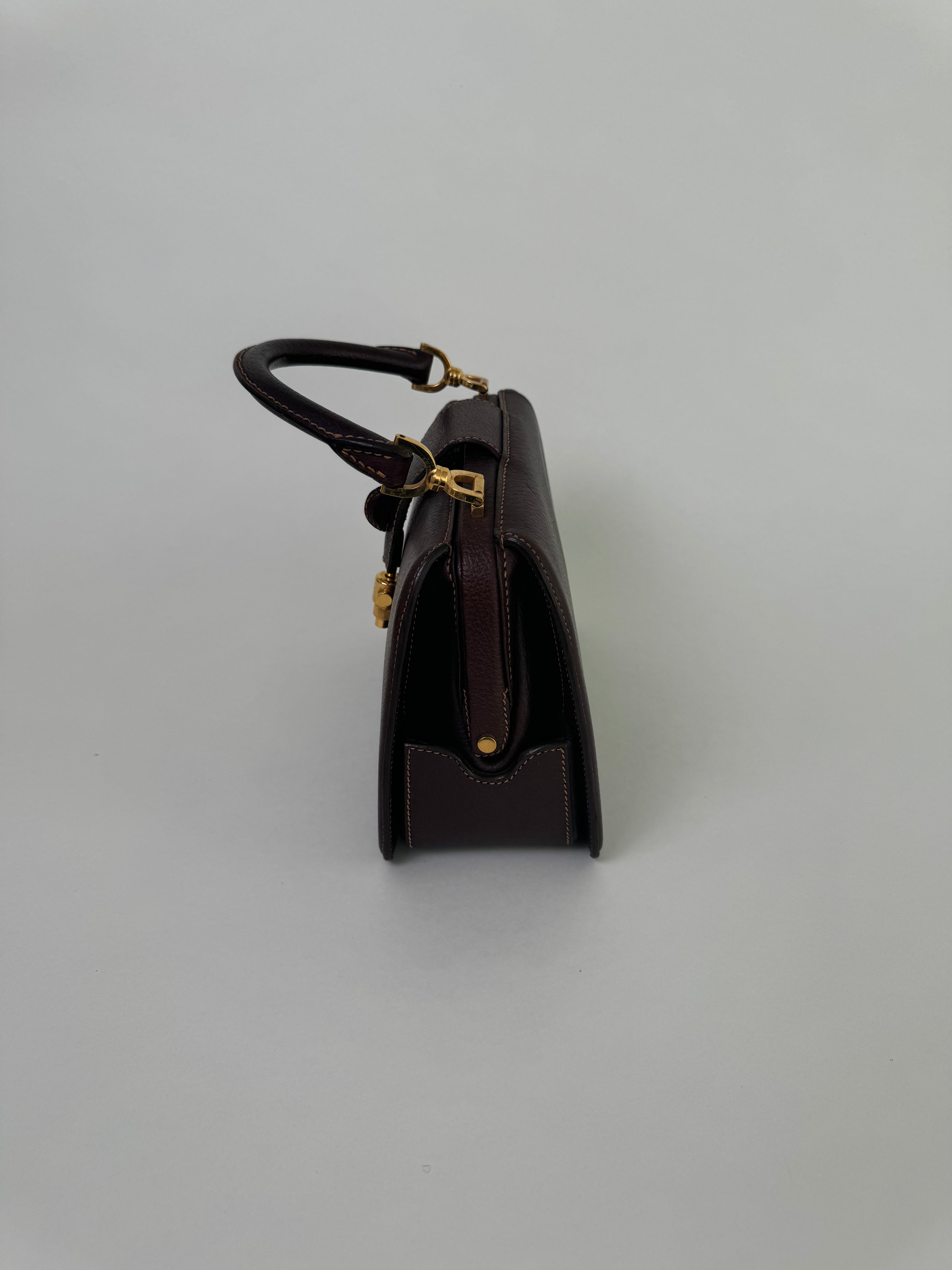 Gucci Brown Leather Jackie Handbag