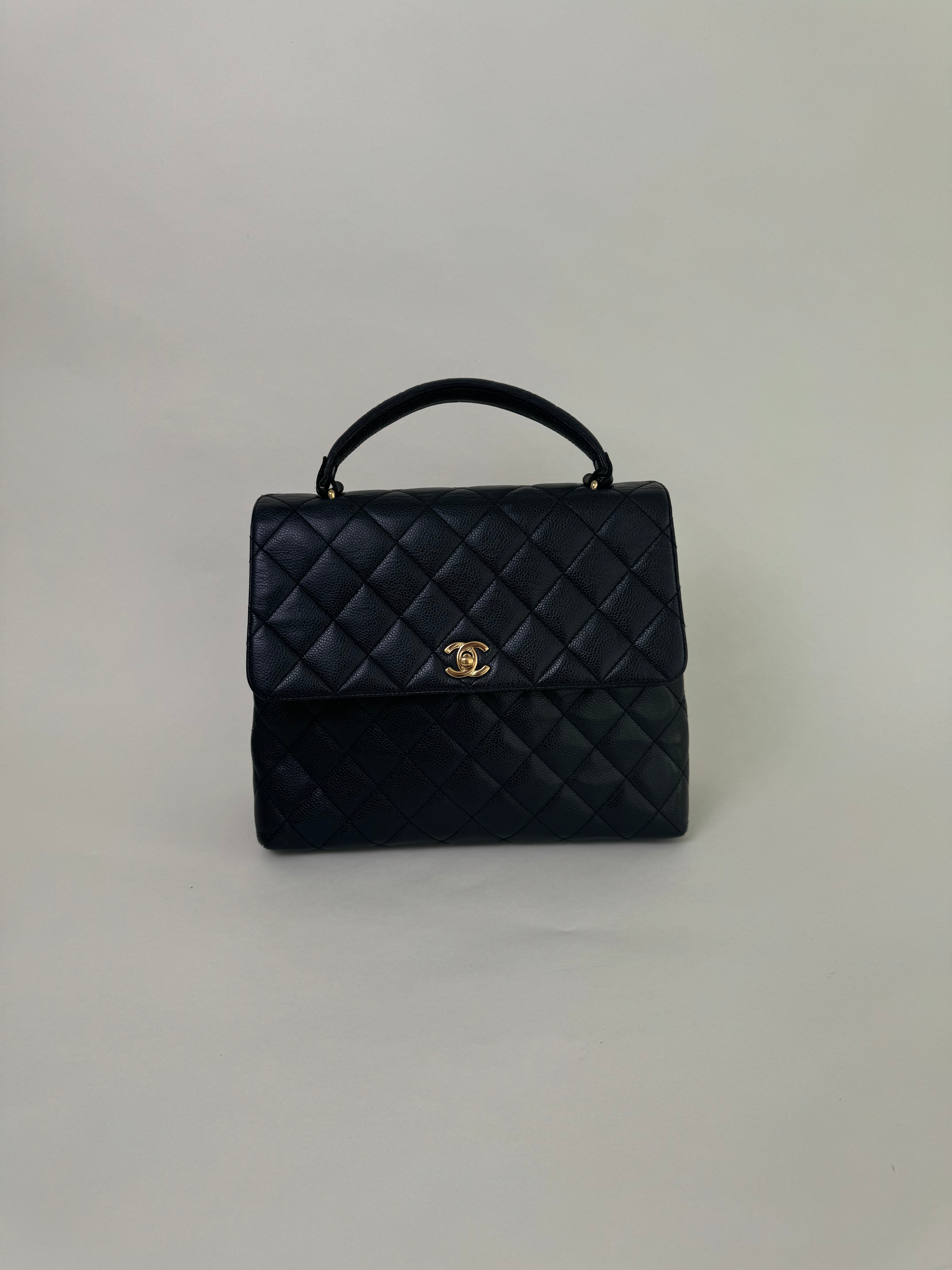 Chanel Black Kelly Flap Handbag