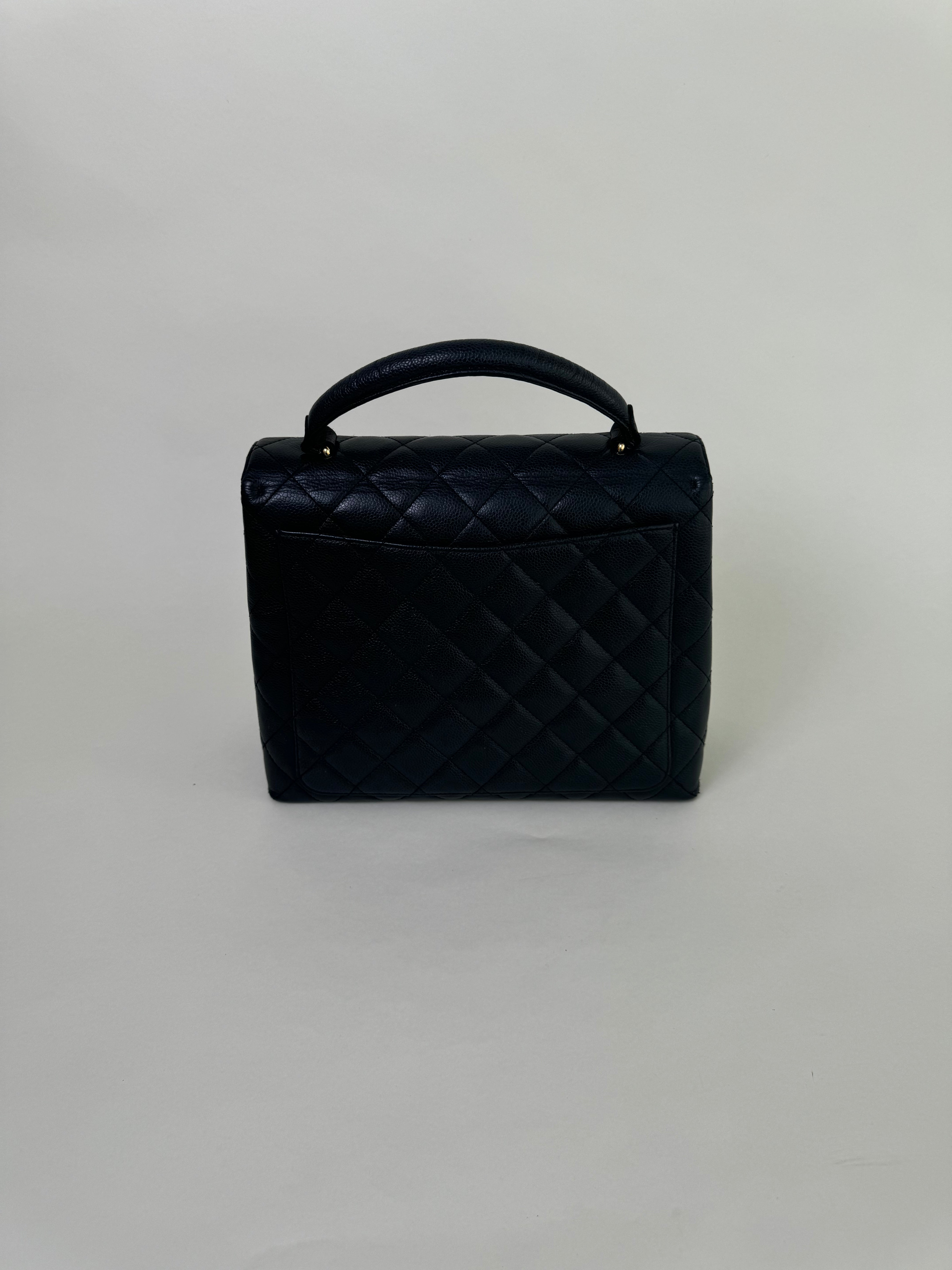 Chanel Black Kelly Flap Handbag