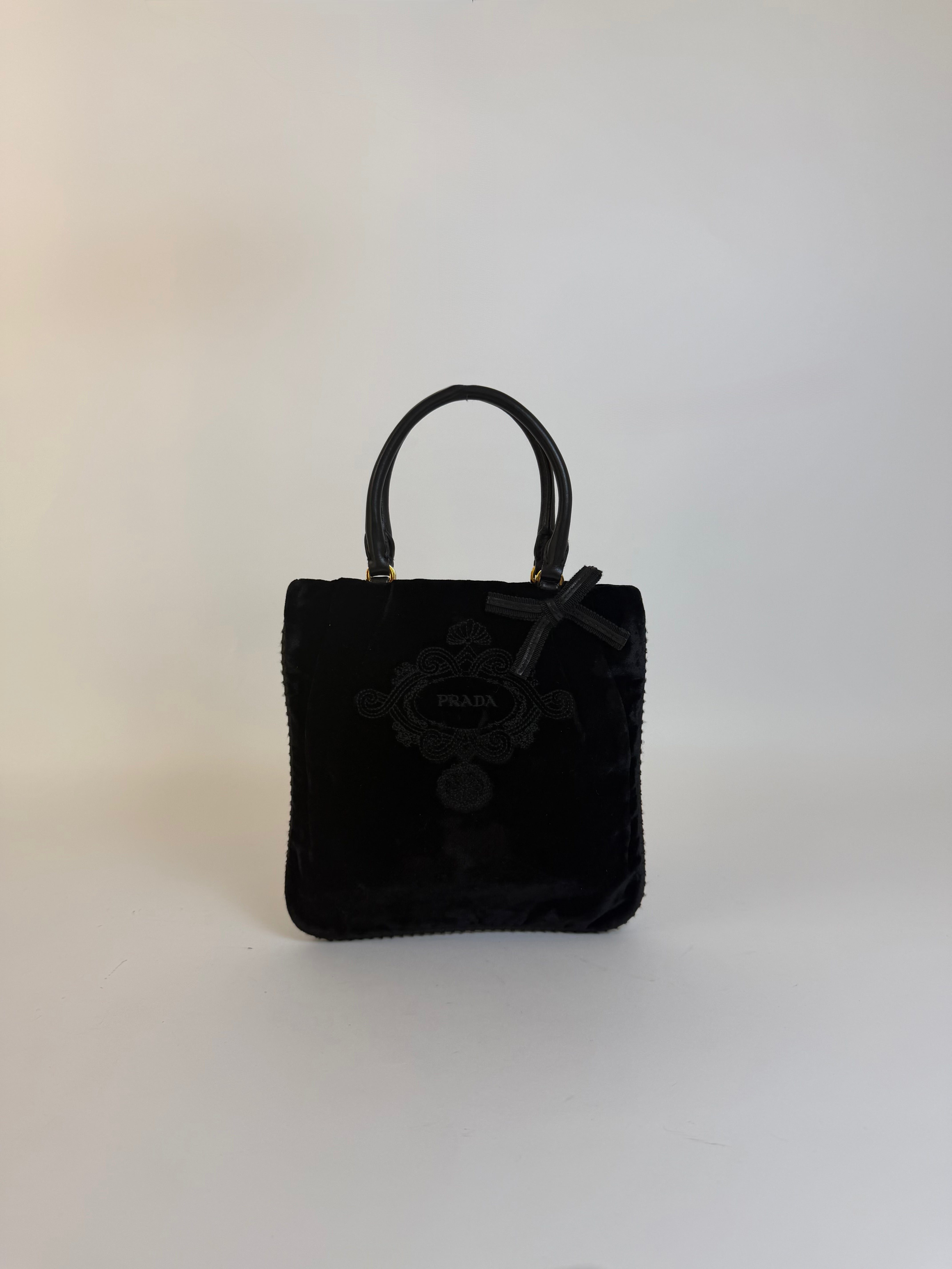 Prada Vintage Velvet Evening Bag