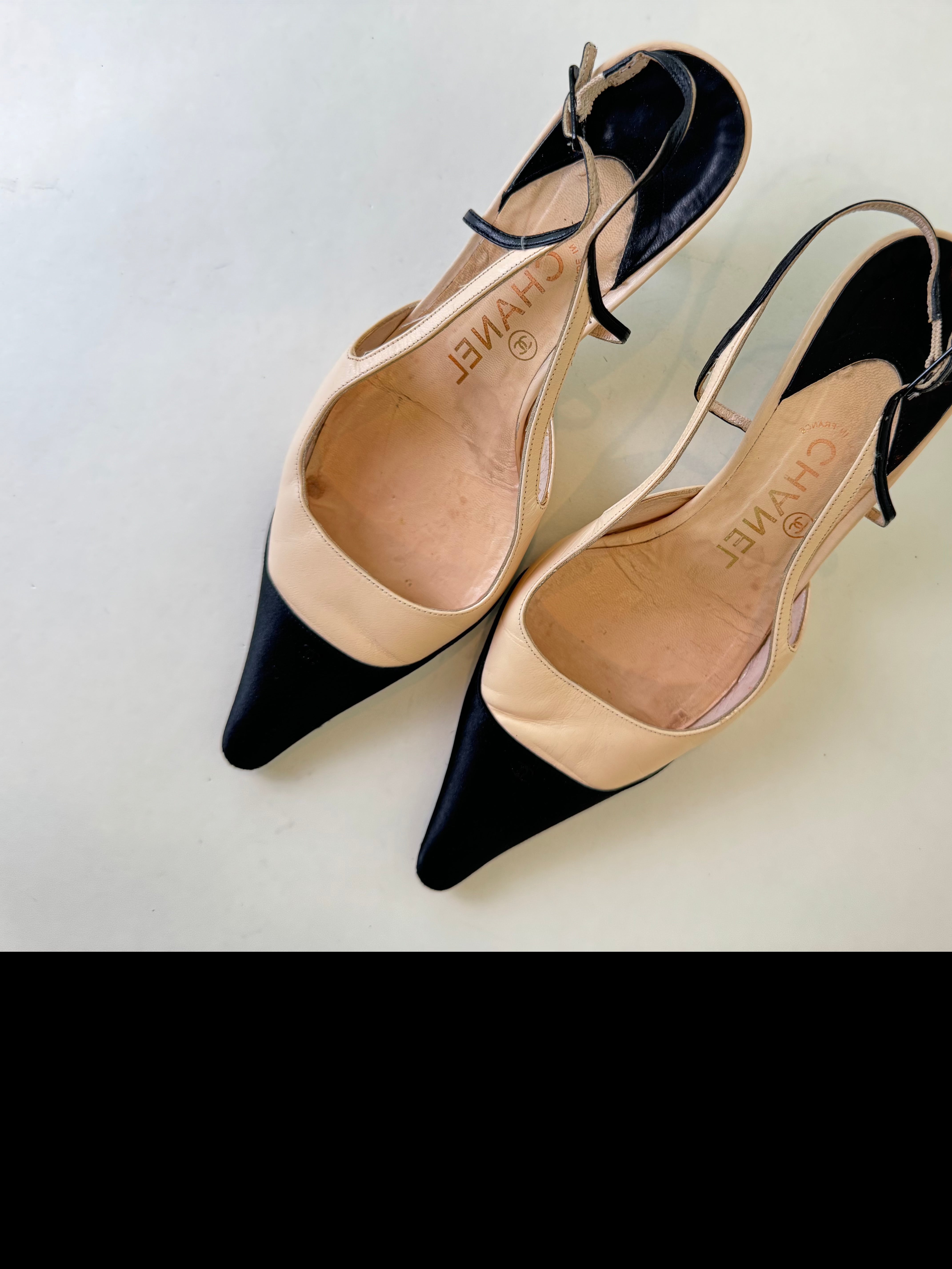 Chanel Slingback Pumps 36.5