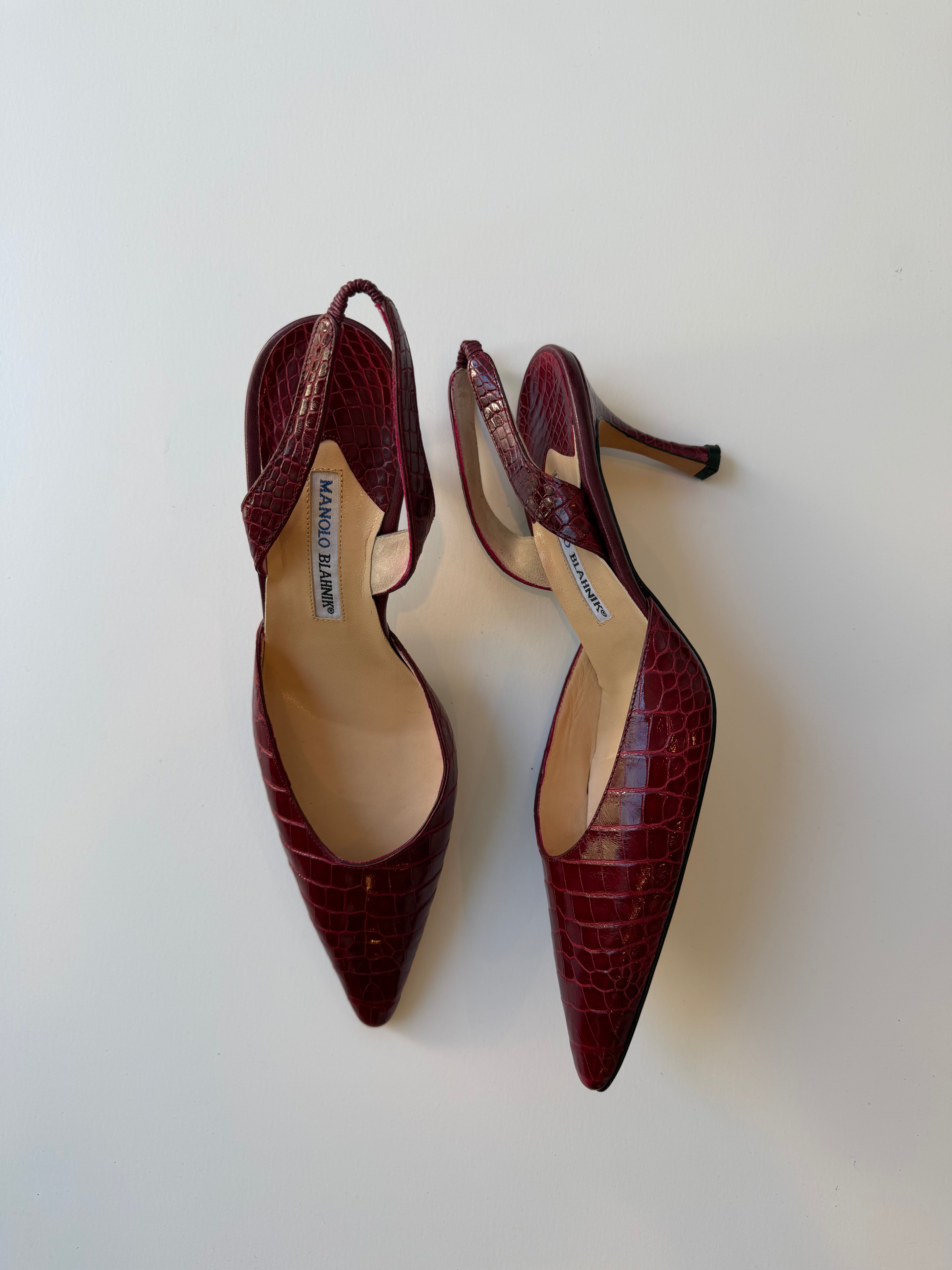 Manolo Blahnik Slingbacks 41.5
