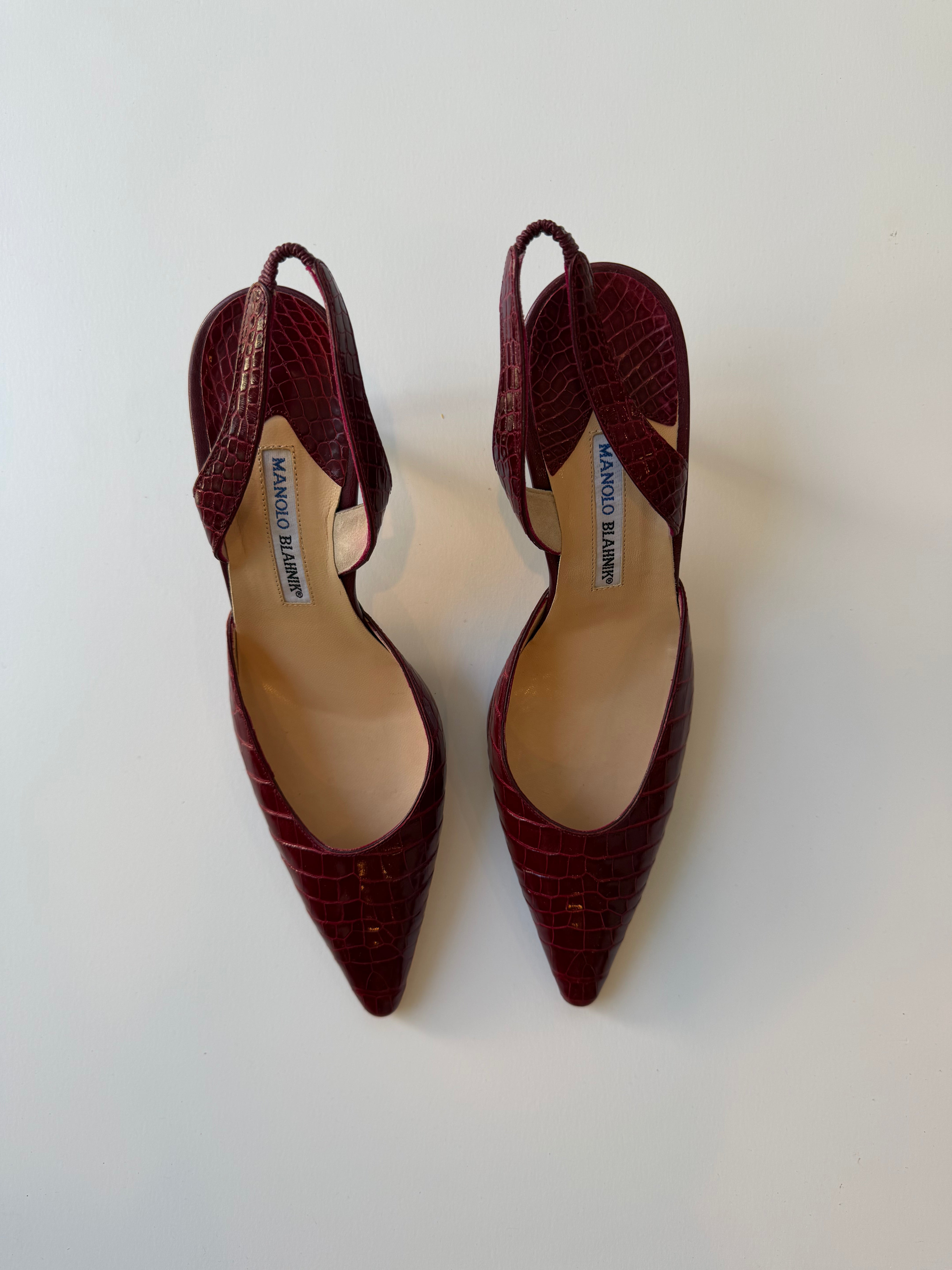 Manolo Blahnik Slingbacks 41.5