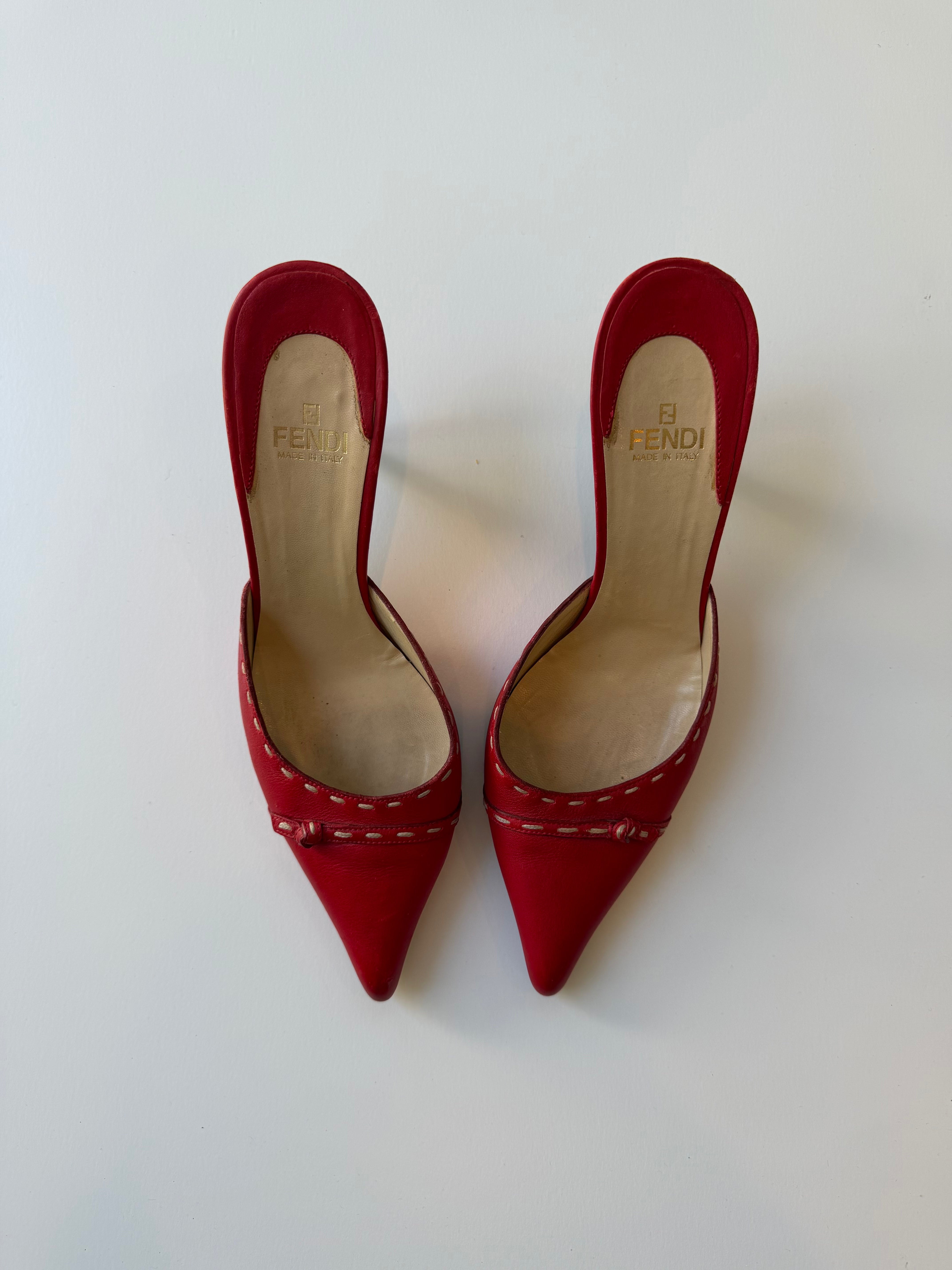 Fendi Vintage Mules 39.5