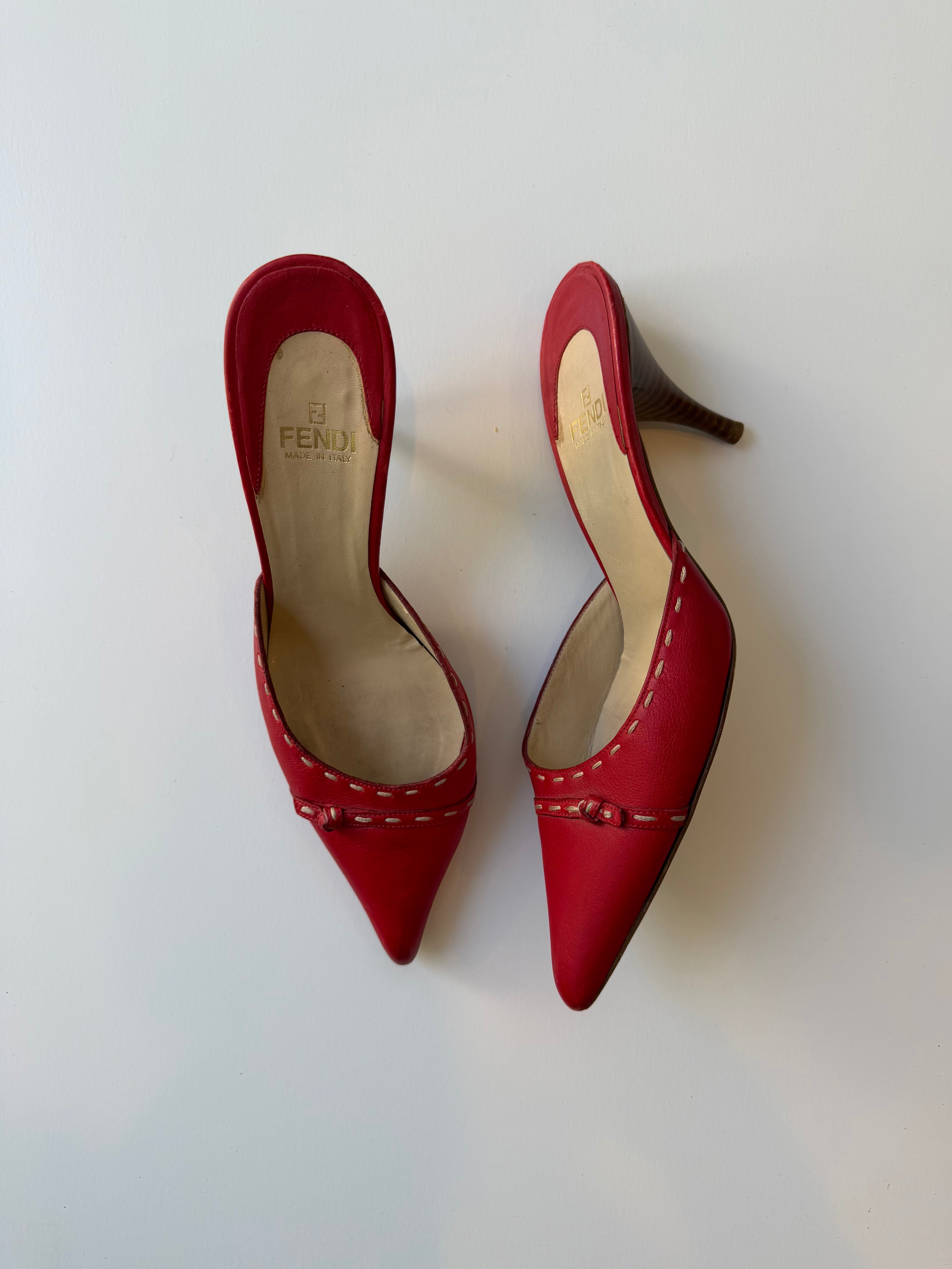 Fendi Vintage Mules 39.5