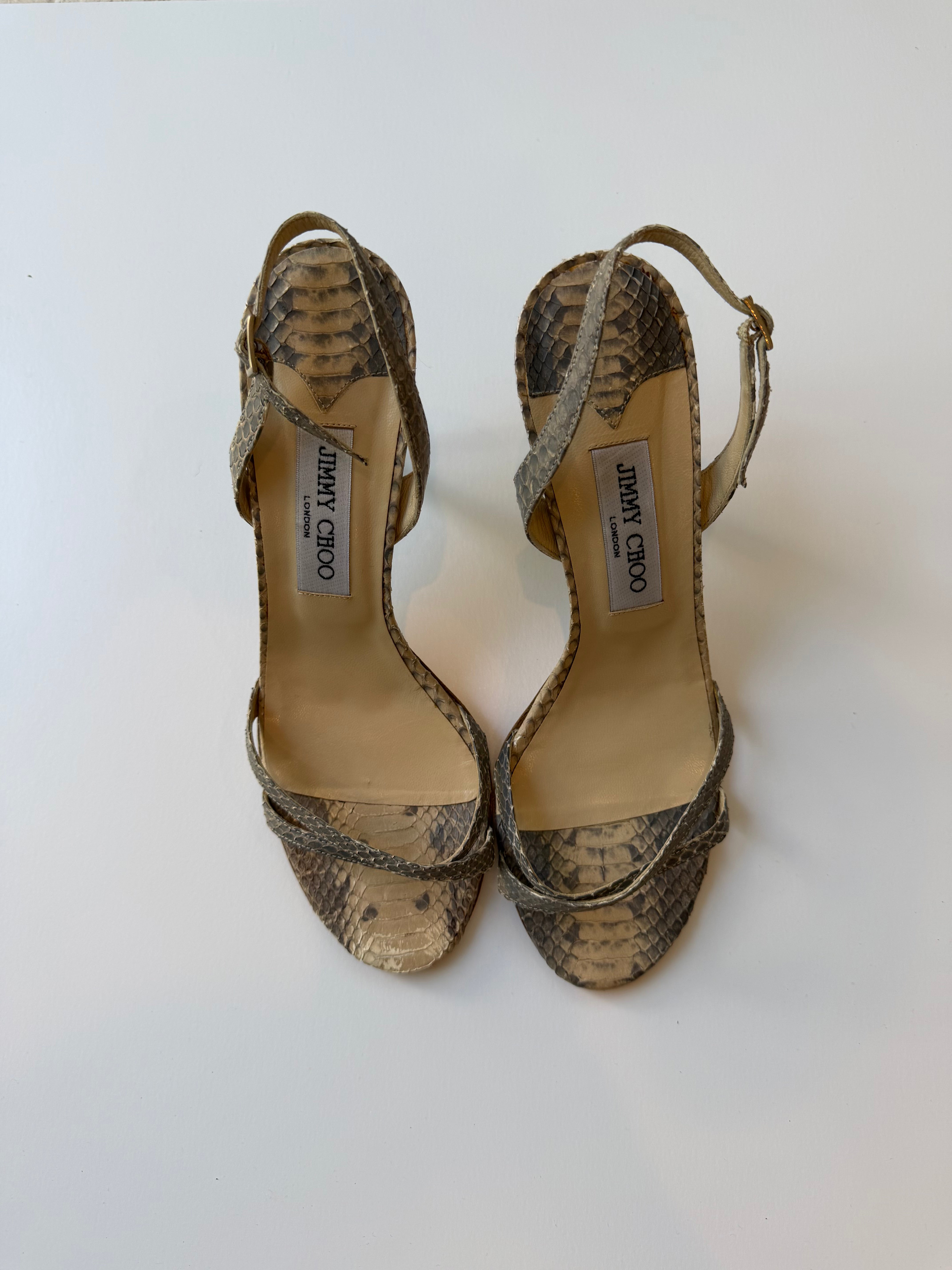 Jimmy Choo Python Slingbacks 39.5