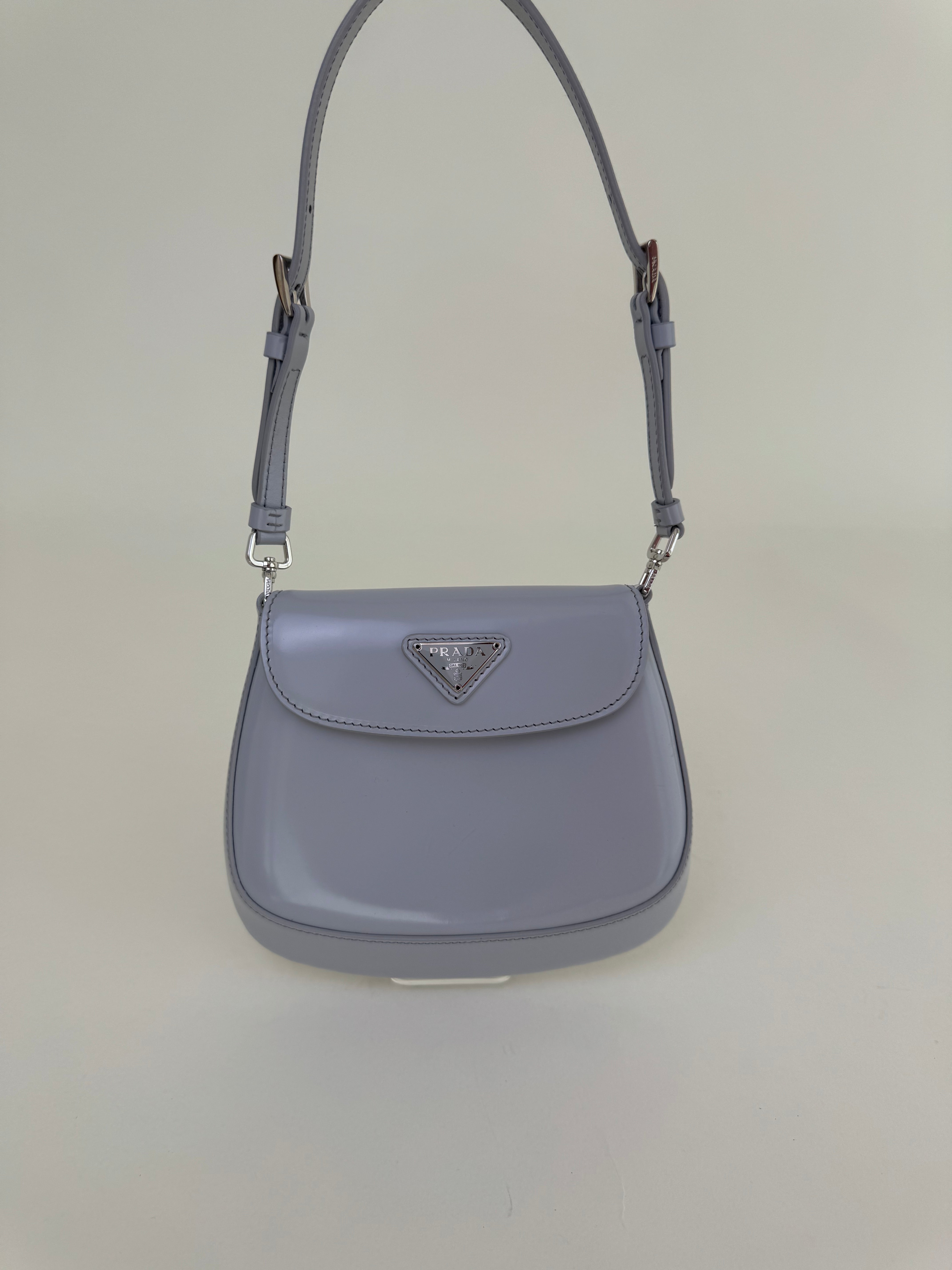 Prada Cleo Shoulder Bag Baby Blue