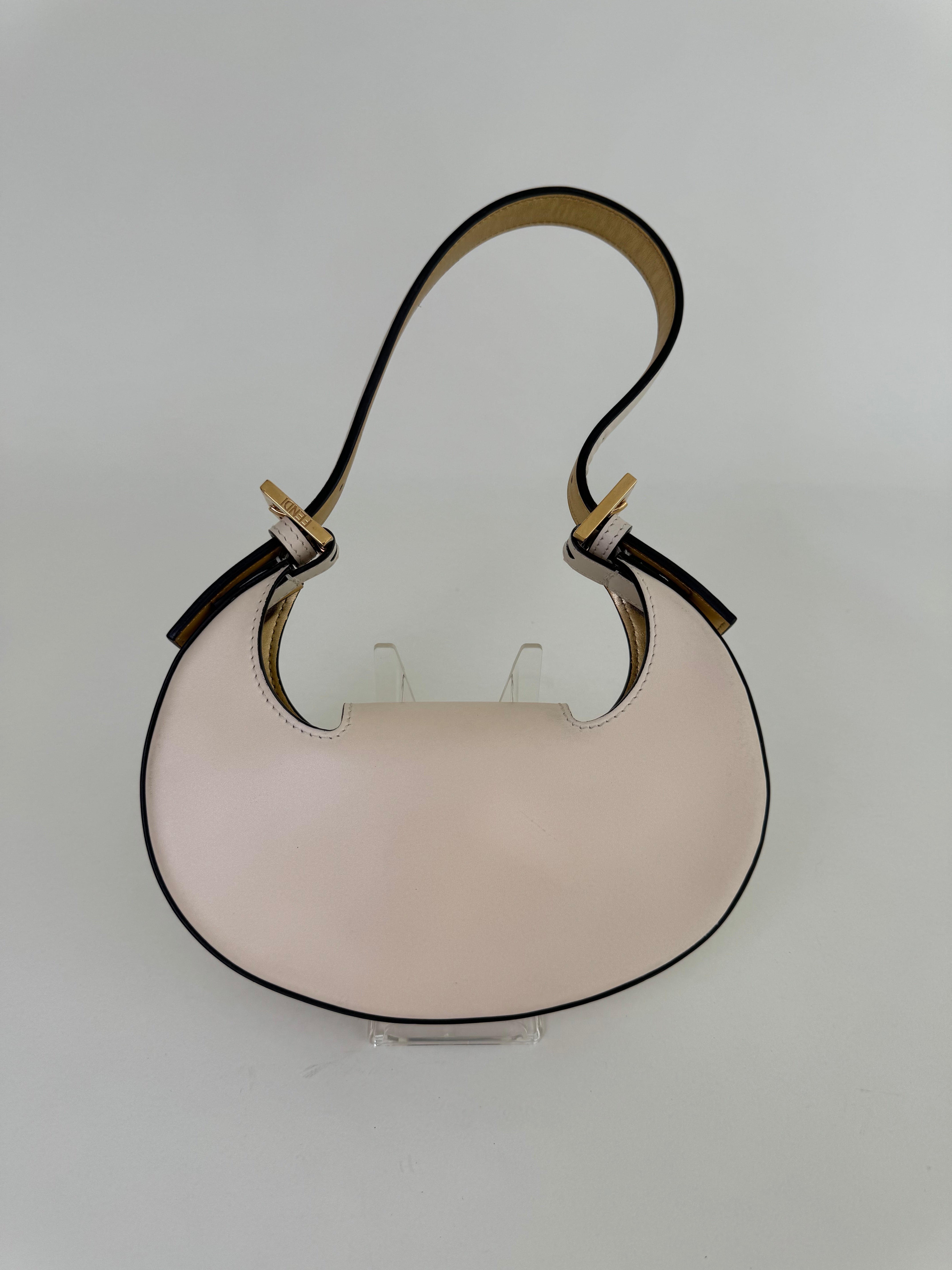 Fendi Ivory Leather Handbag