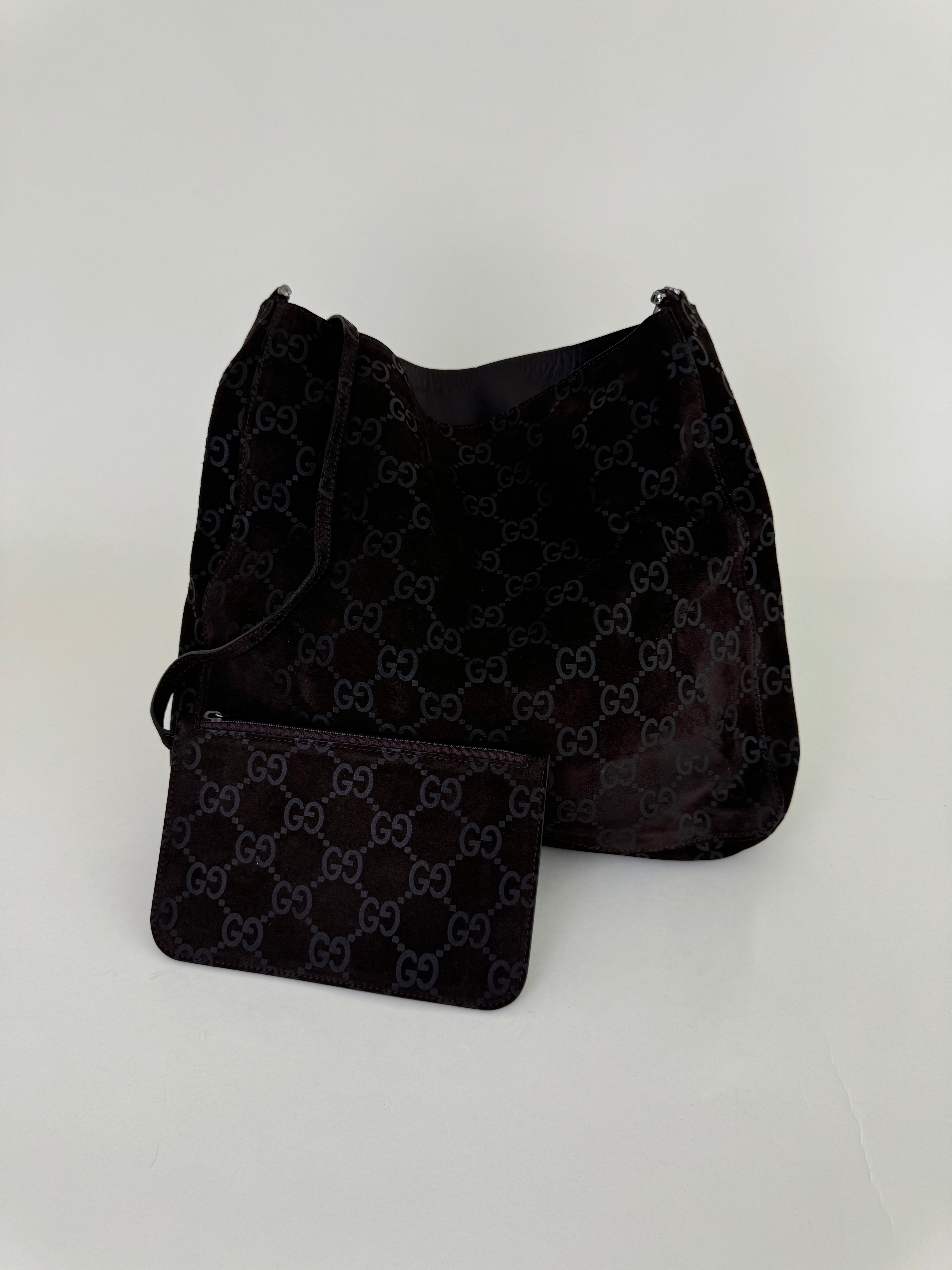 バッグ 1996SS GUCCI by TOM FORD G ZIP BAG SUEDE GUCCI BY TOM FORD / SHOULDER BAG 1996年代 トムフォード期の