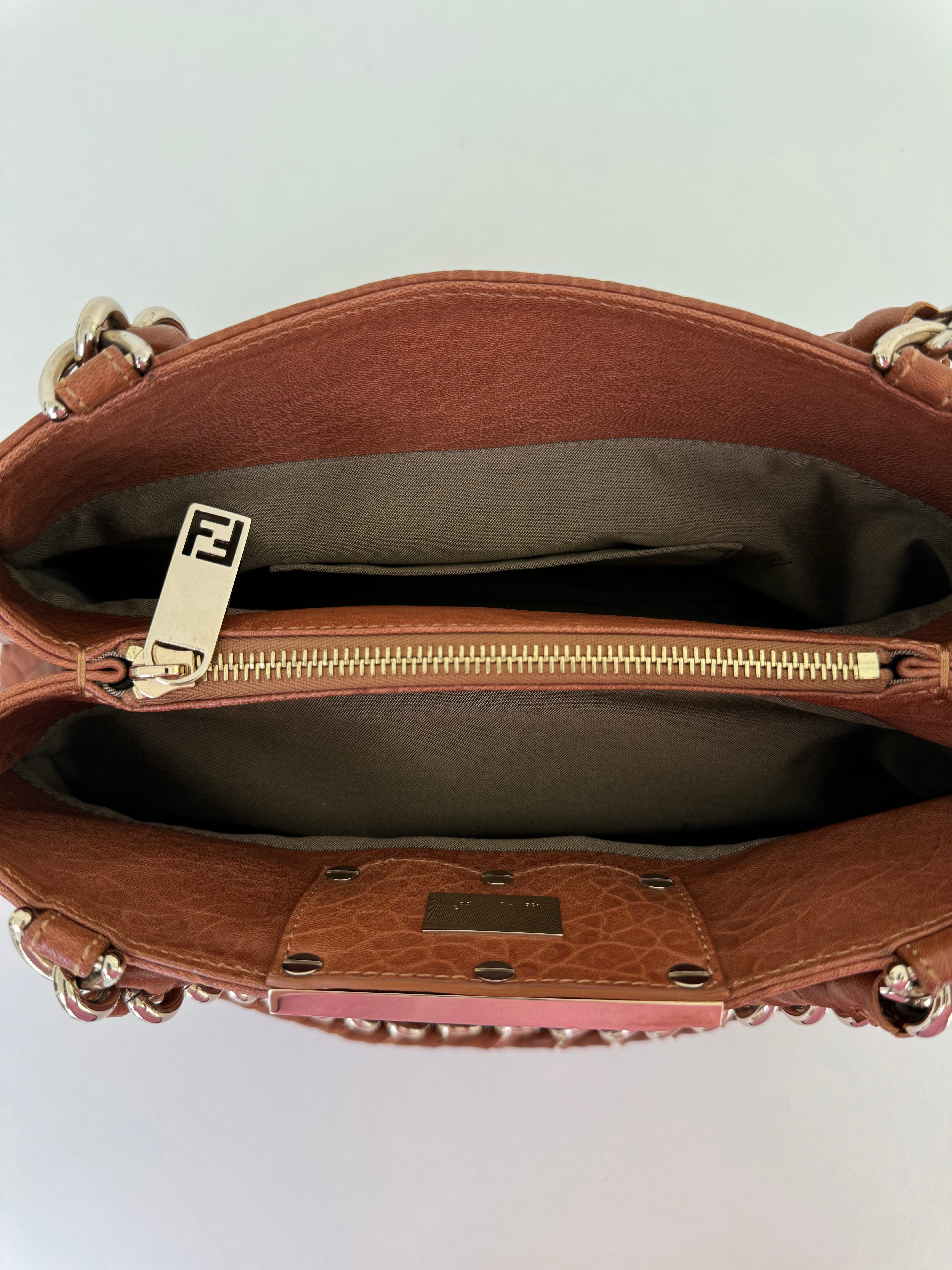 Fendi Brown Leather Bag