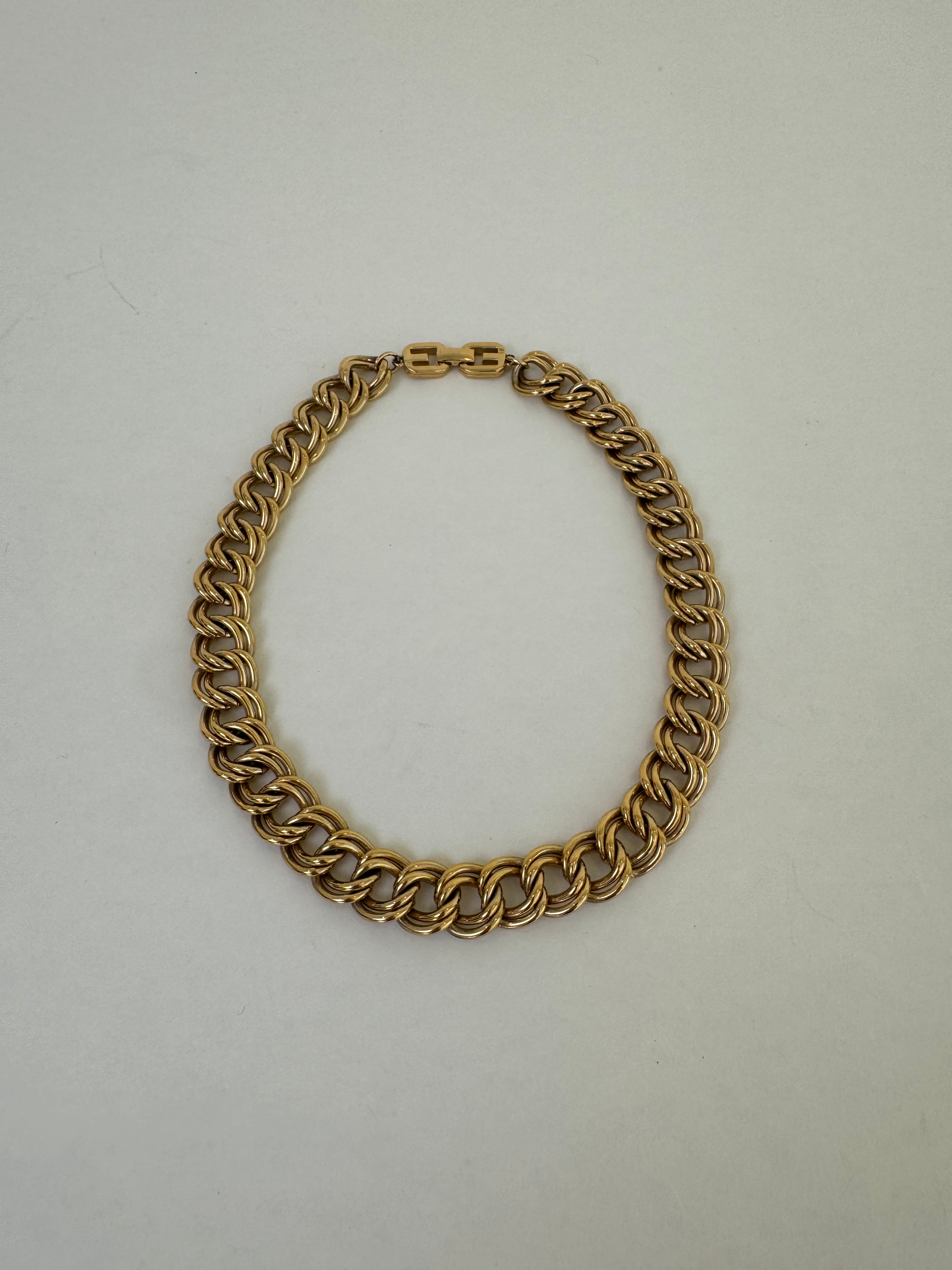 Givenchy Chain Link Vintage Necklace