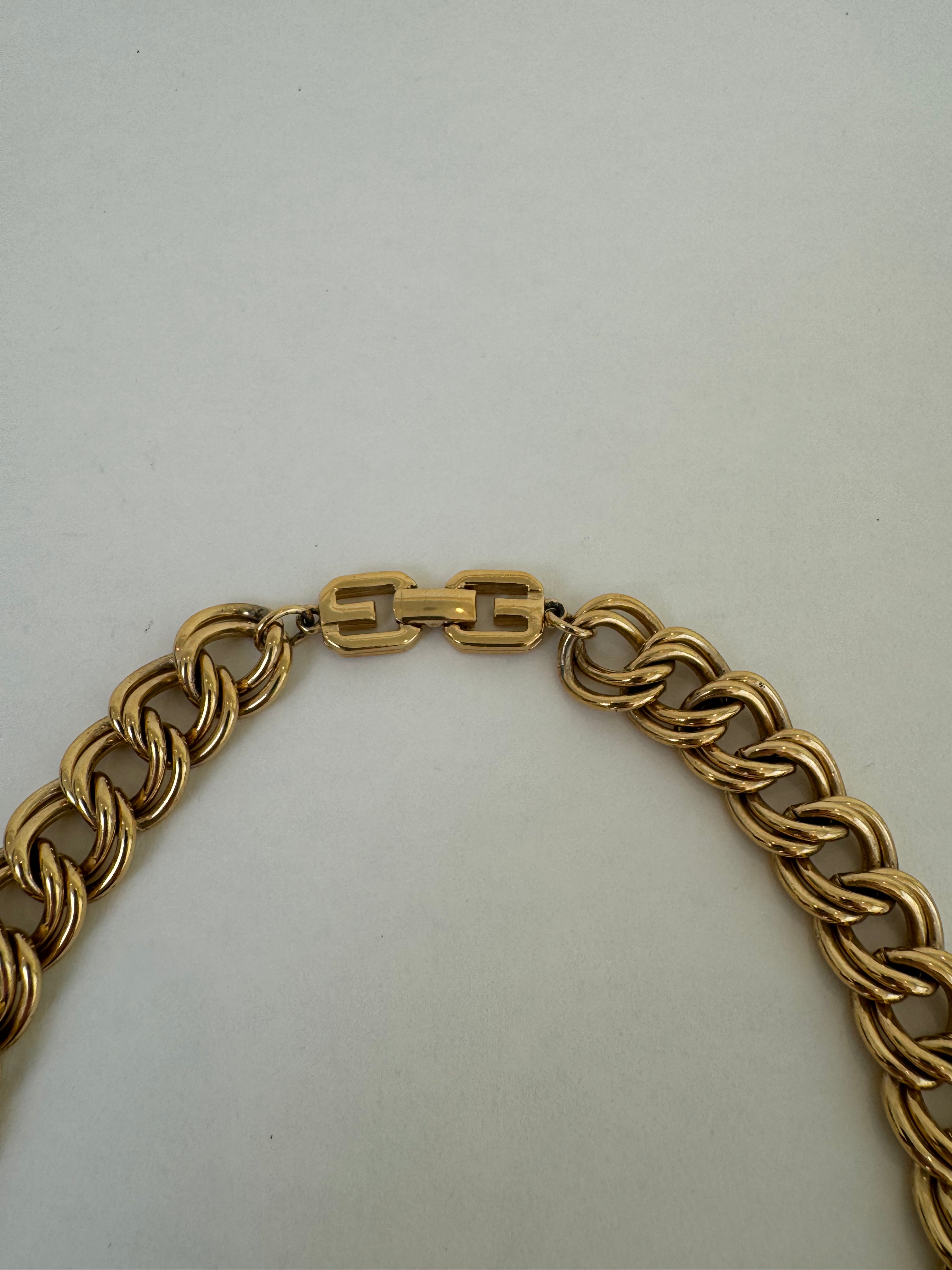 Givenchy Chain Link Vintage Necklace