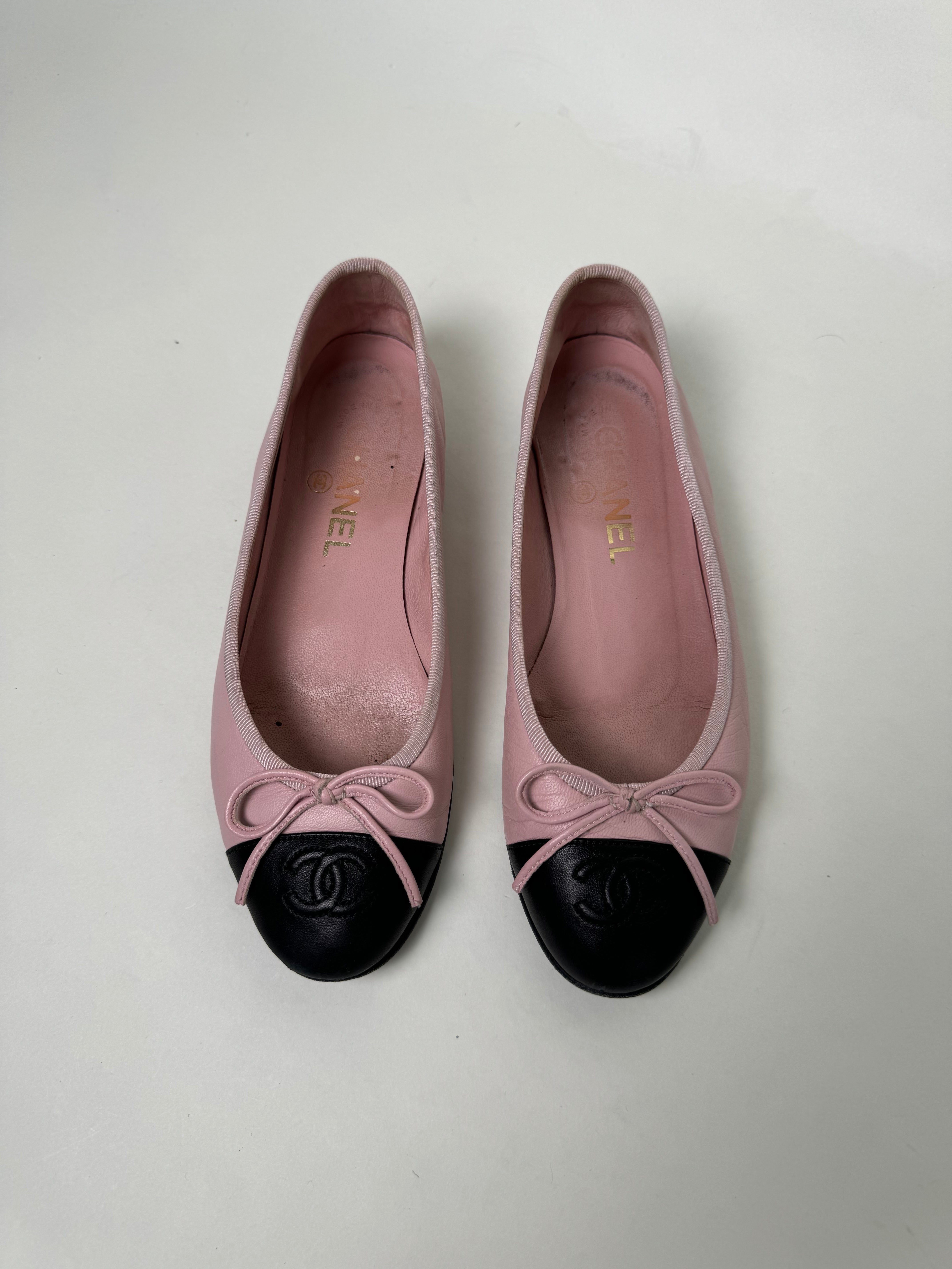 Chanel ballerina flats hotsell
