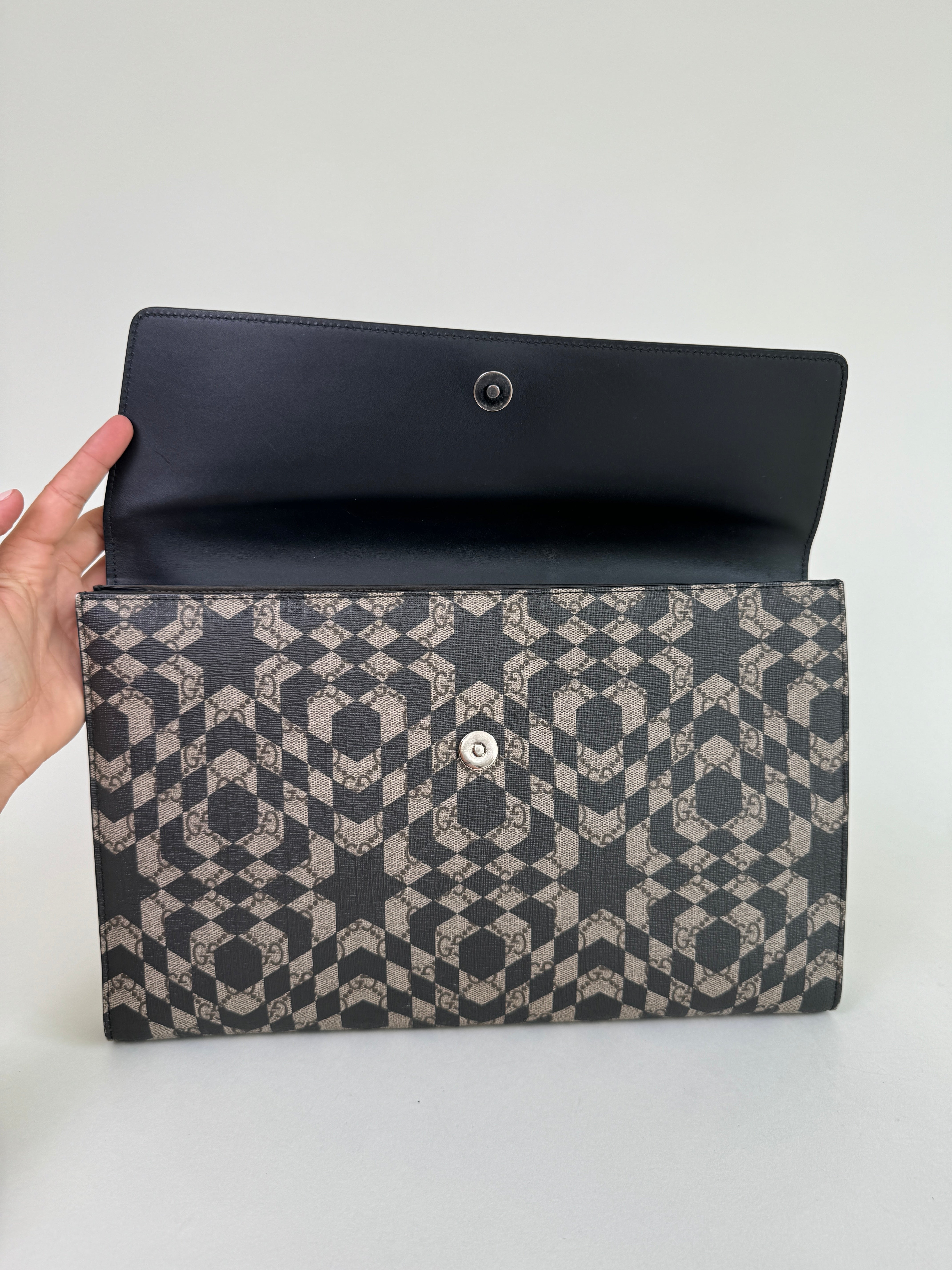 Gucci GG Kaleido PVC Leather Clutch