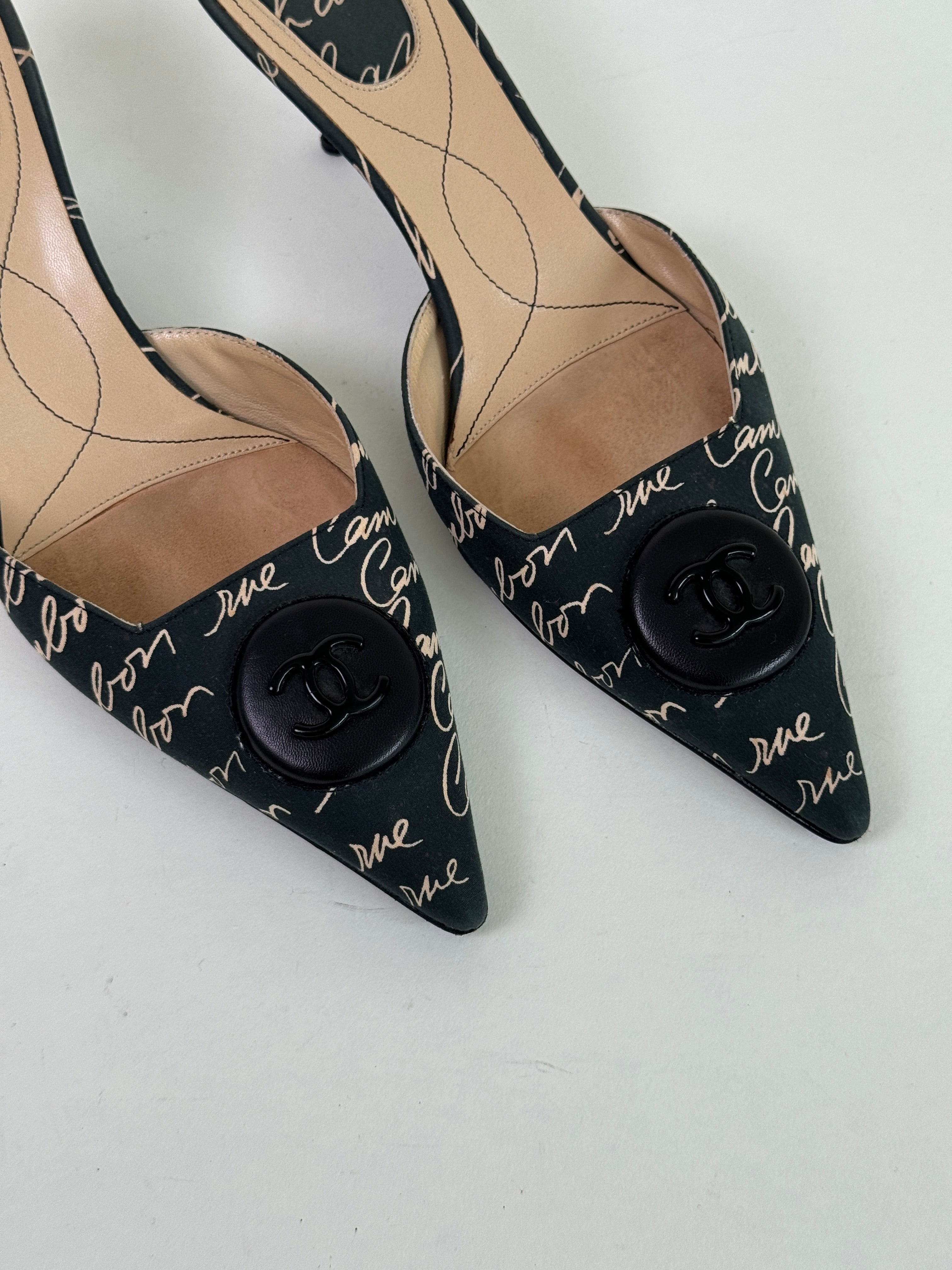 Vintage Chanel Mules 37.5