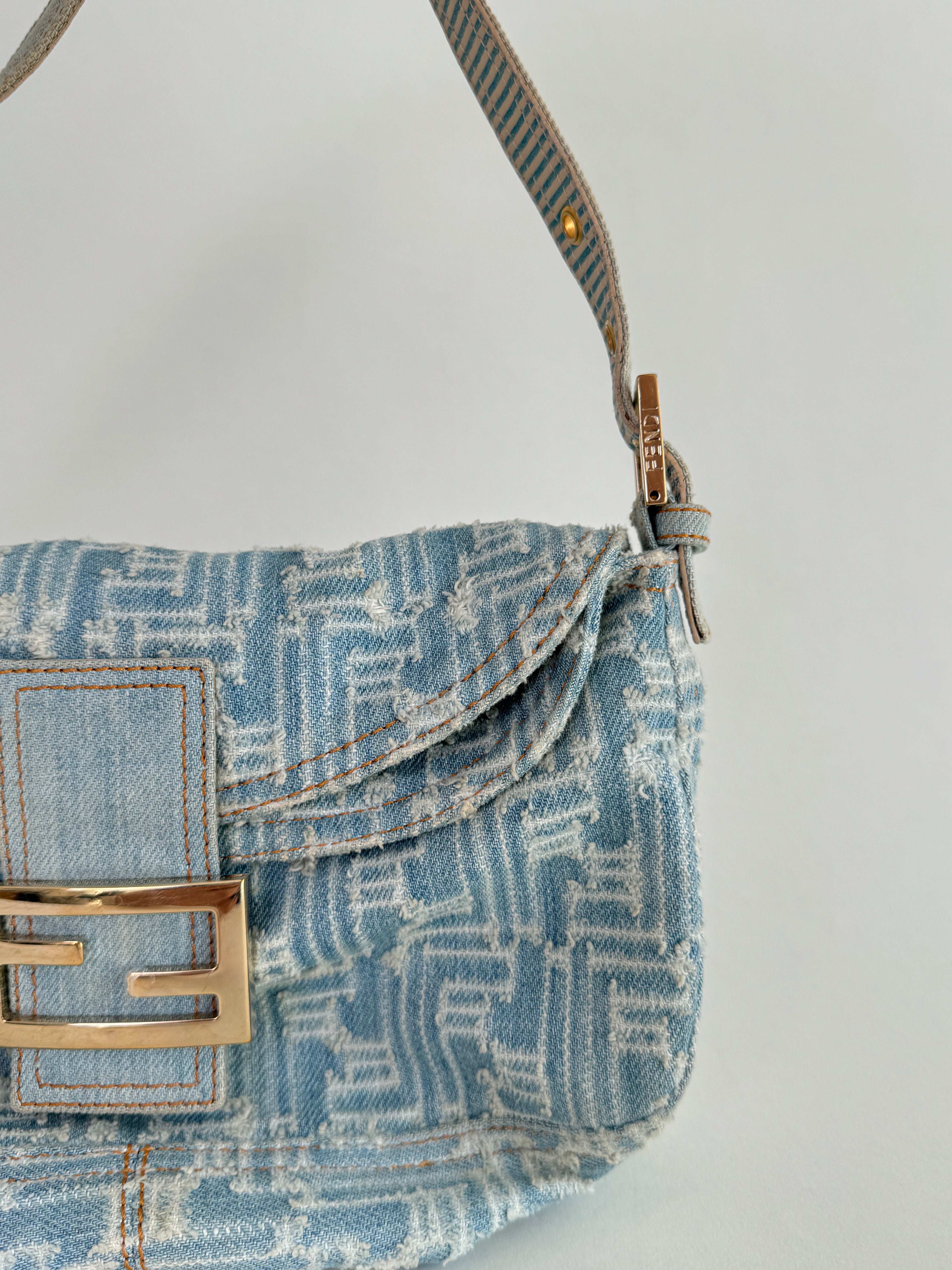 Fendi Denim Mama Baguette