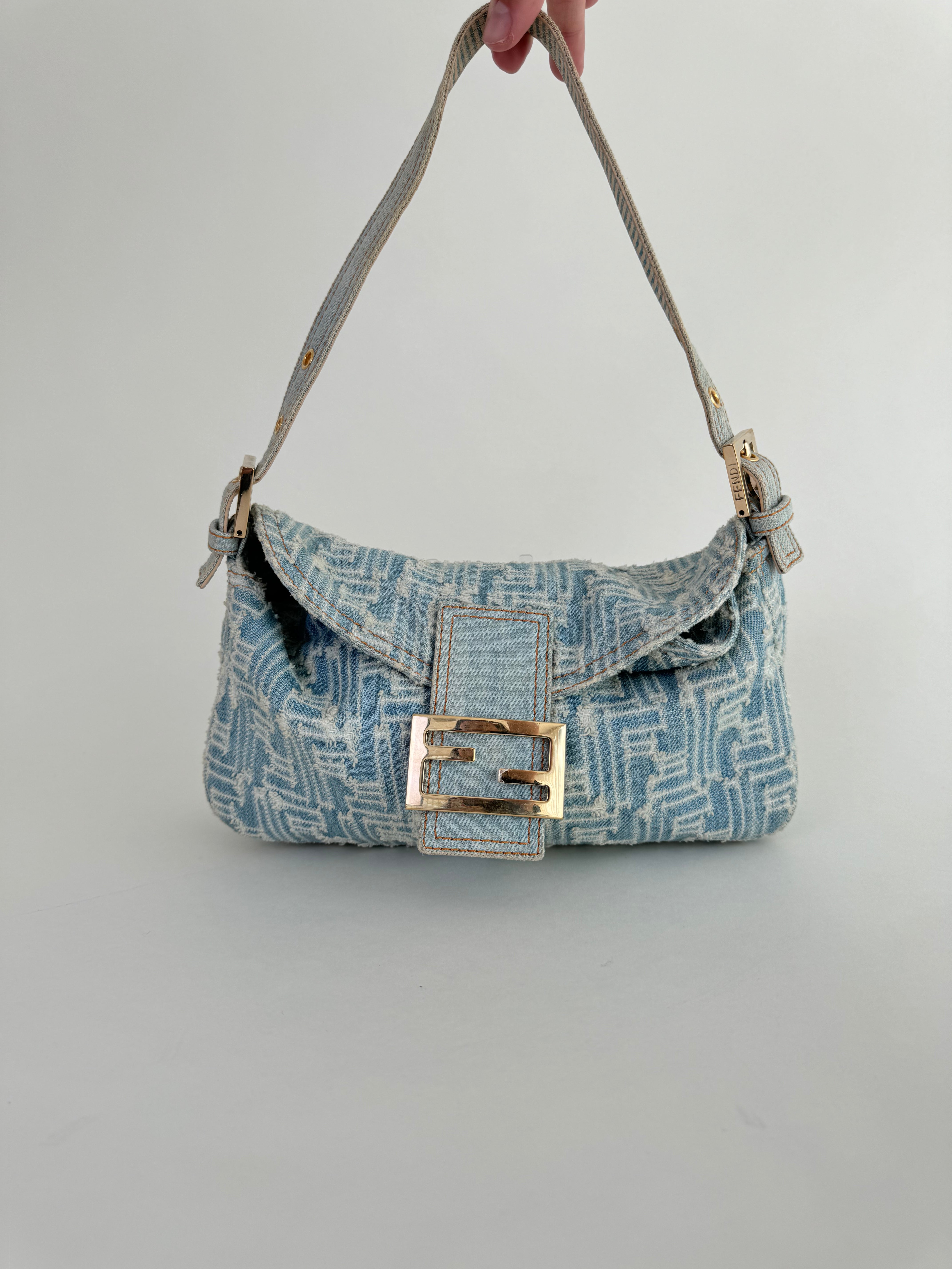 Fendi Denim Mama Baguette