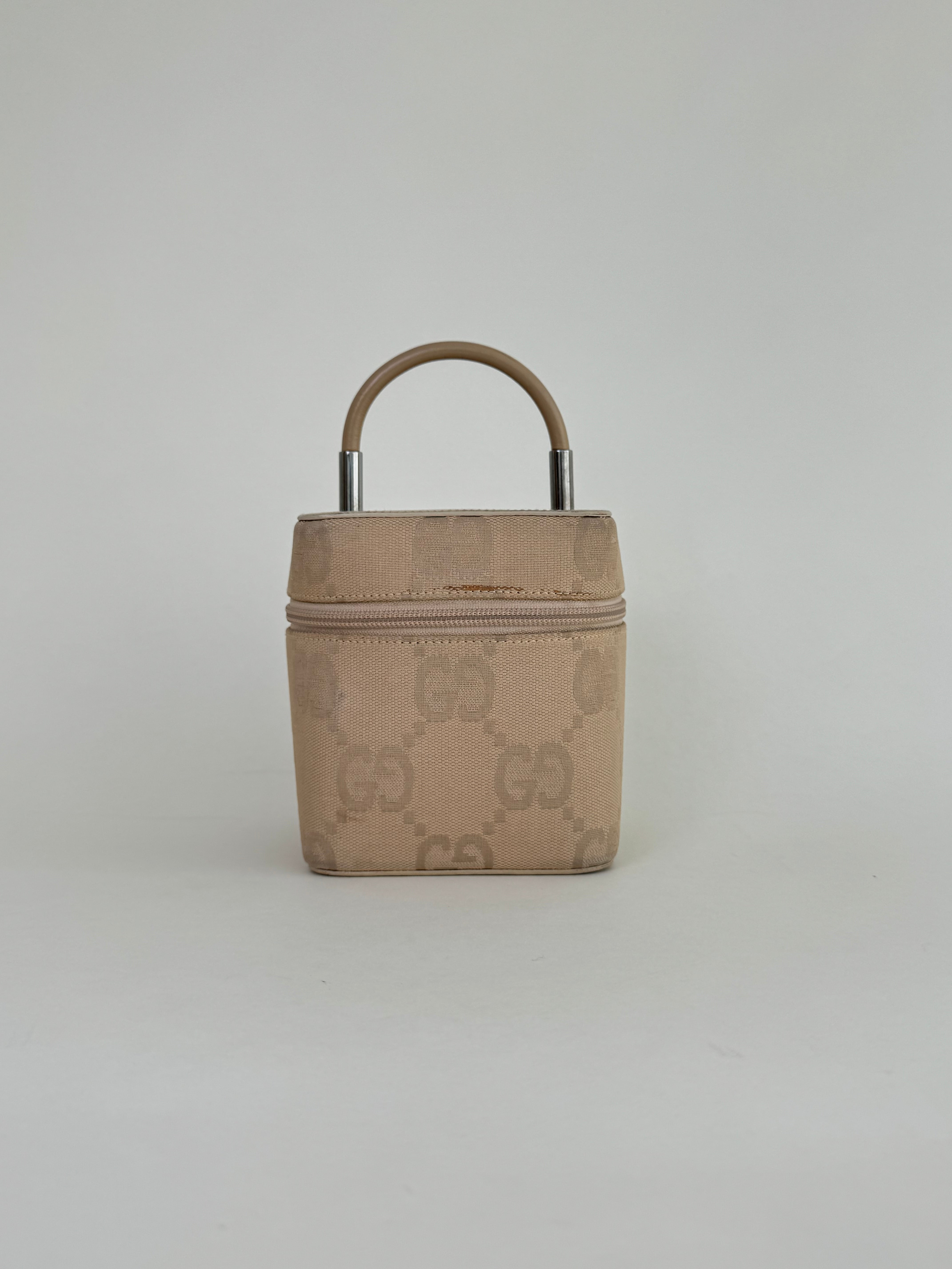 Gucci Cream Vanity Bag