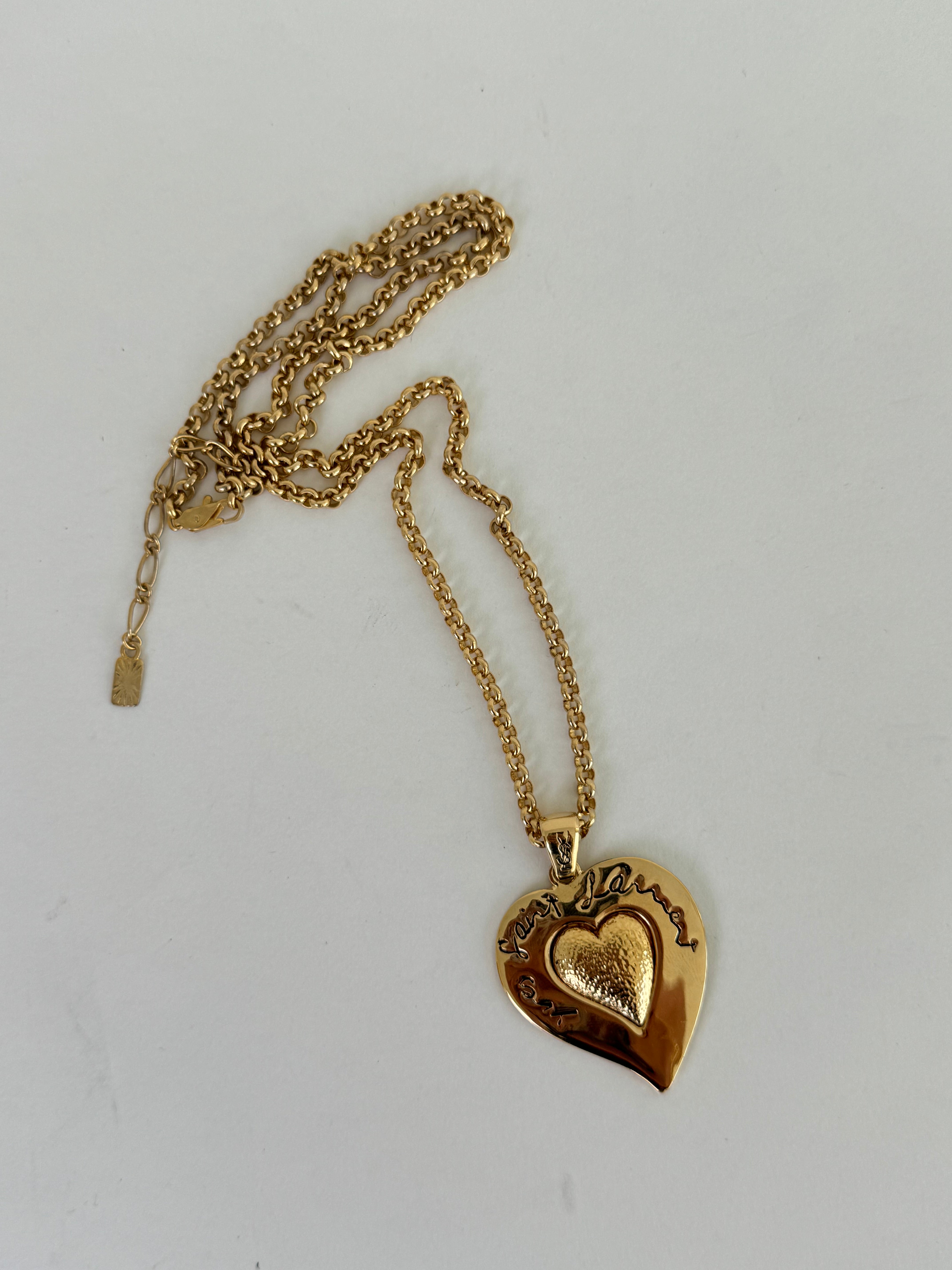 YSL Heart Necklace