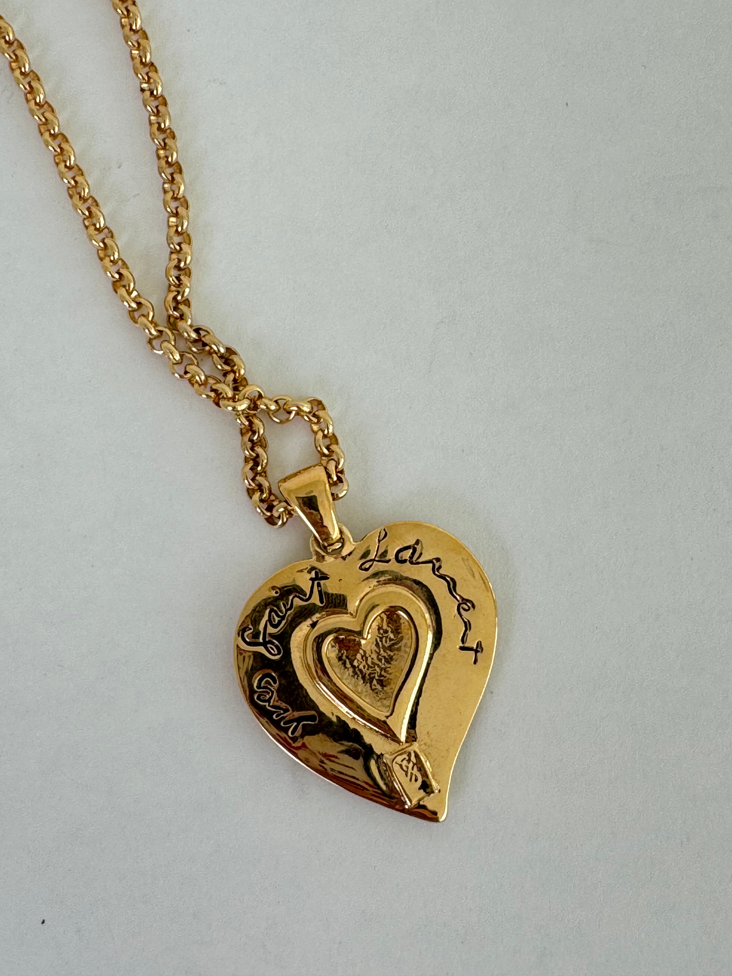 YSL Heart Necklace