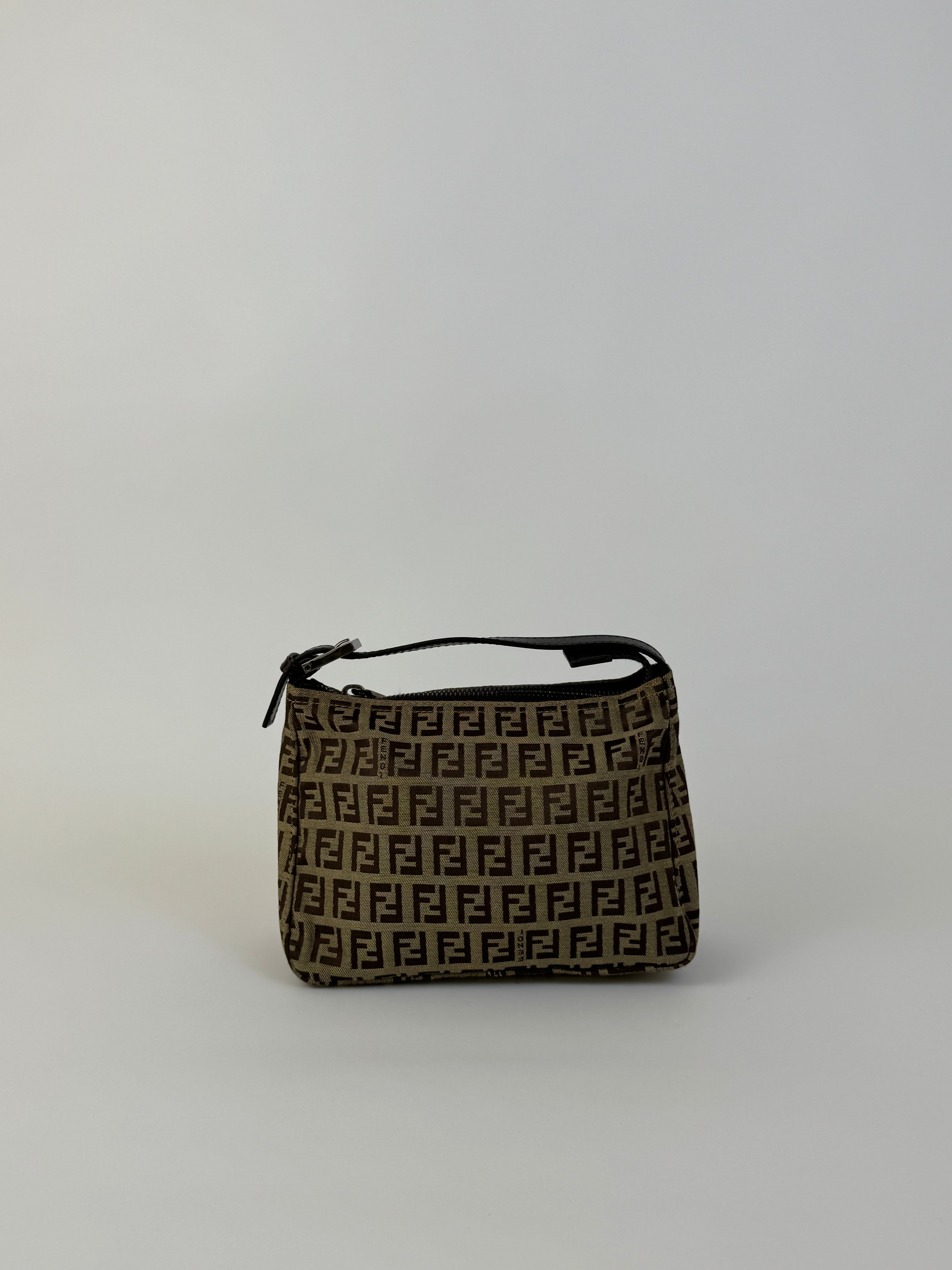 Fendi Zucca Canvas Handbag
