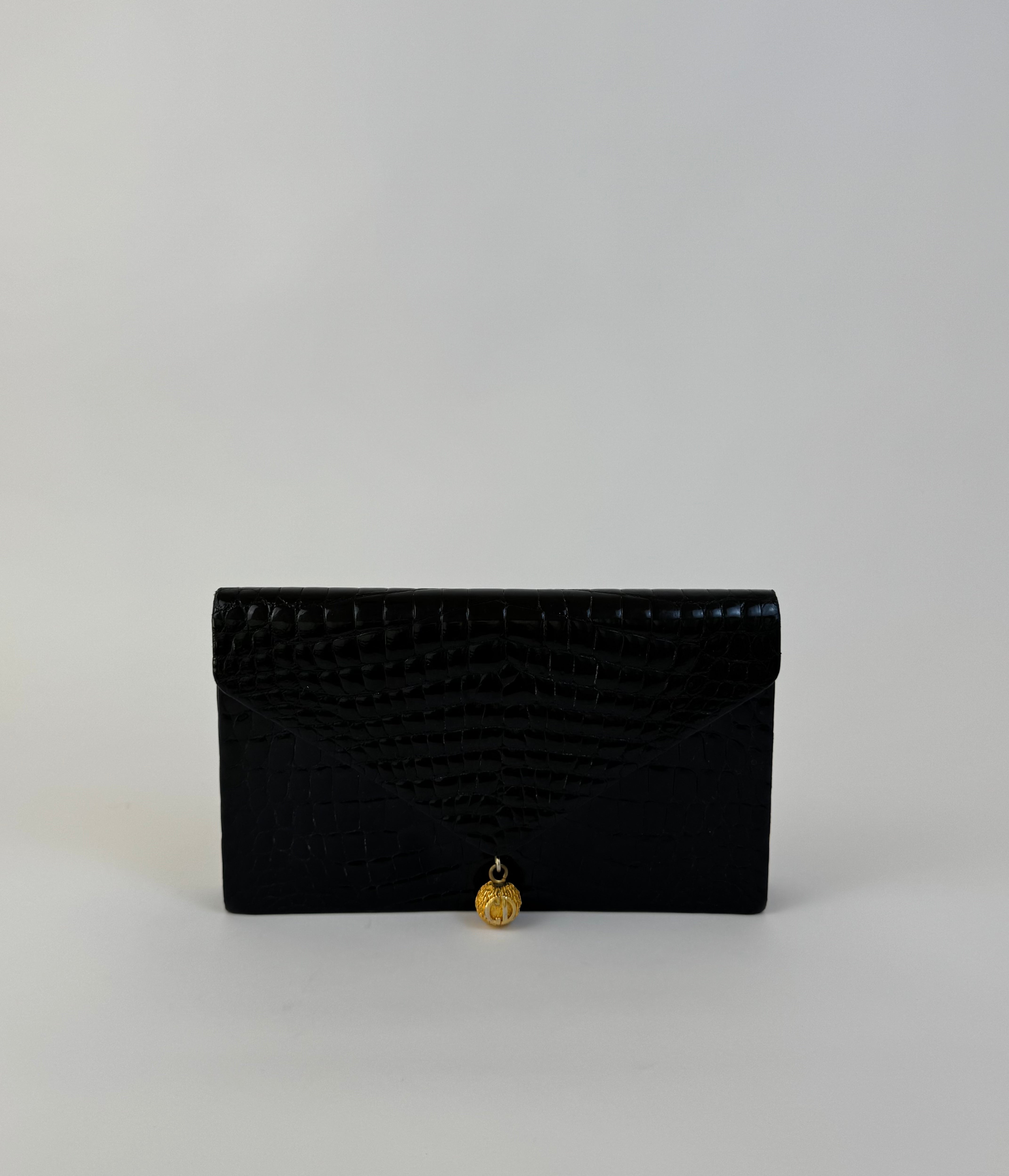 Dior Vintage Crocodile Clutch