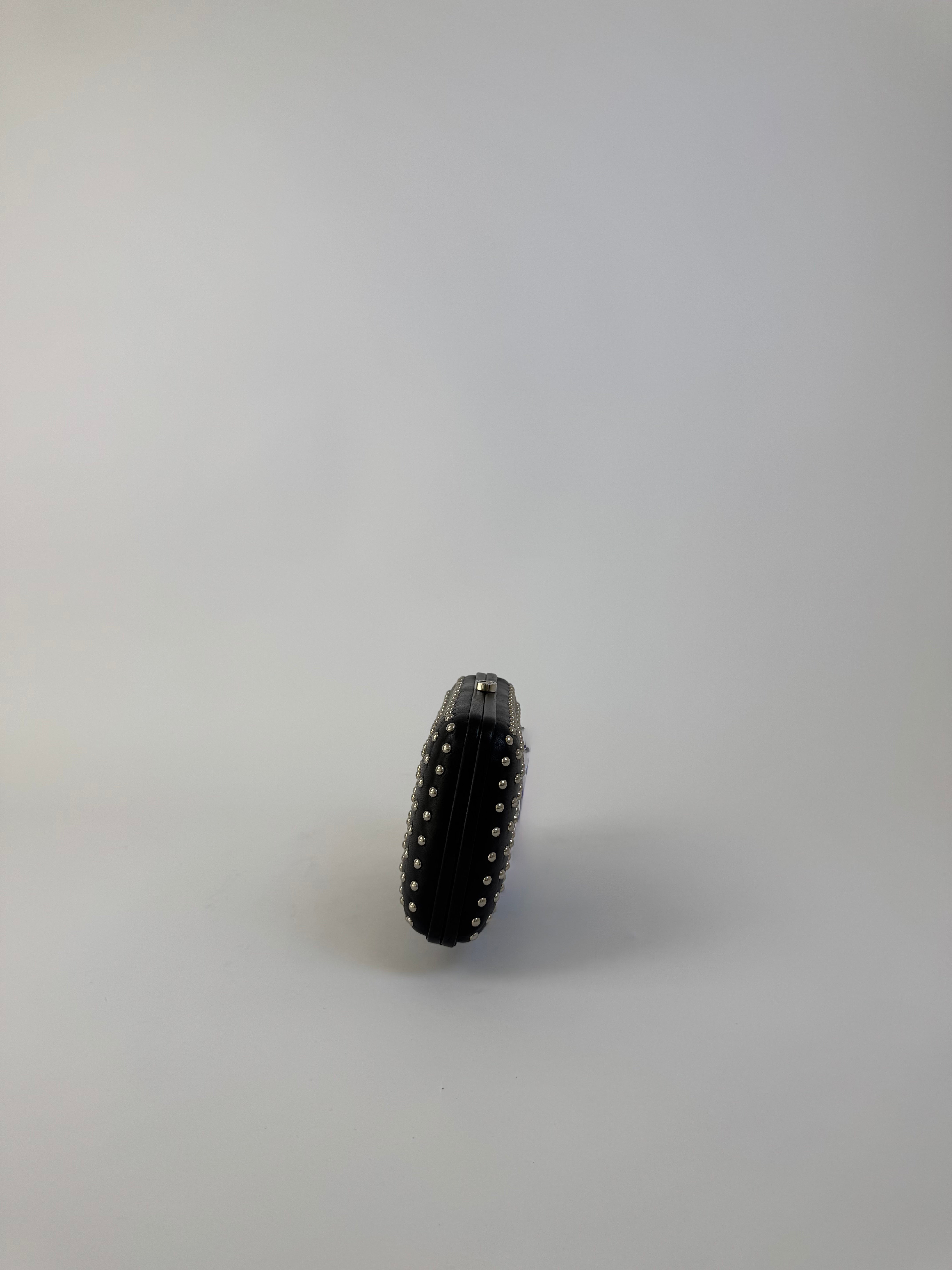 Gucci Leather Studded Clutch