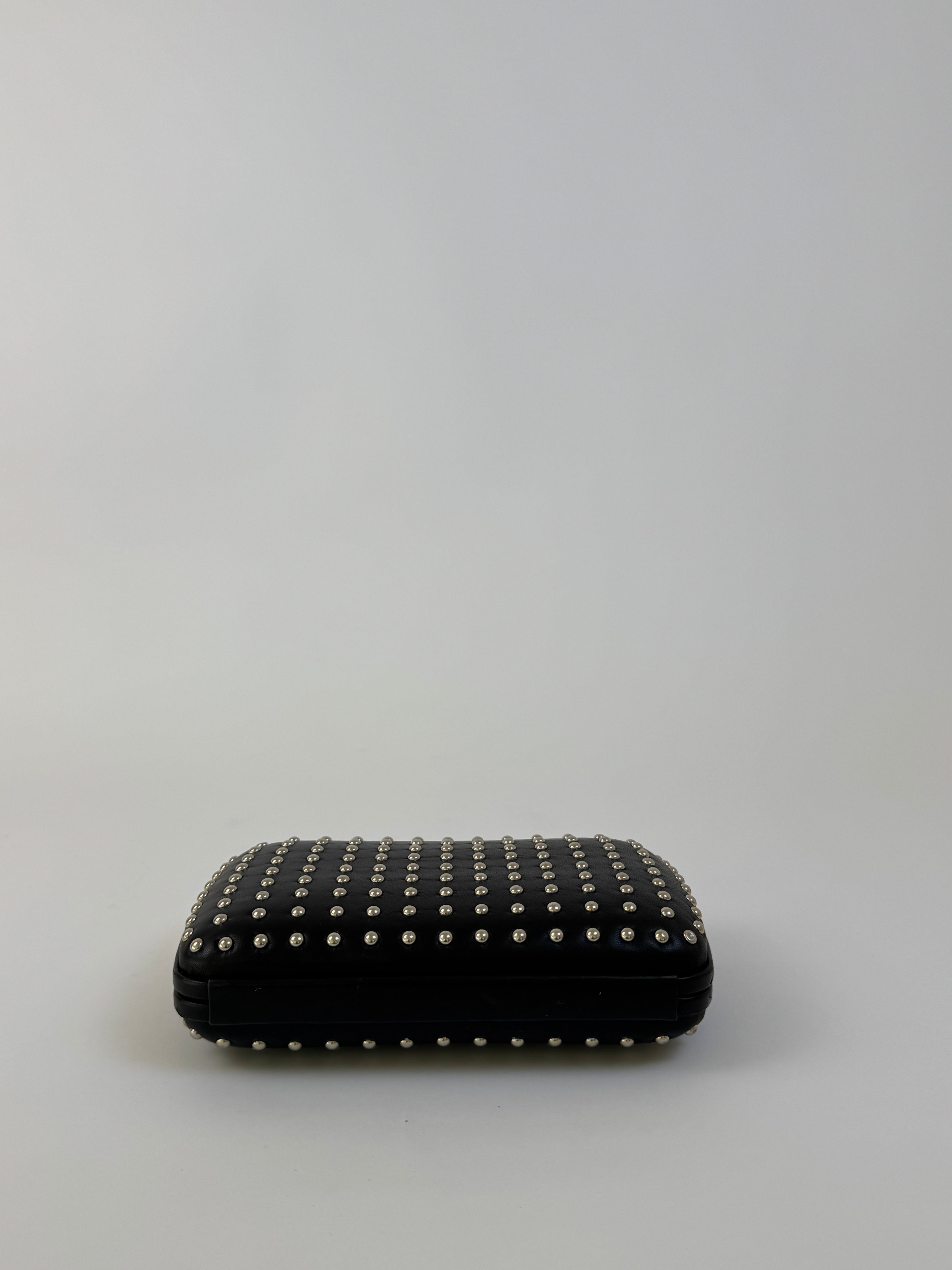 Gucci Leather Studded Clutch