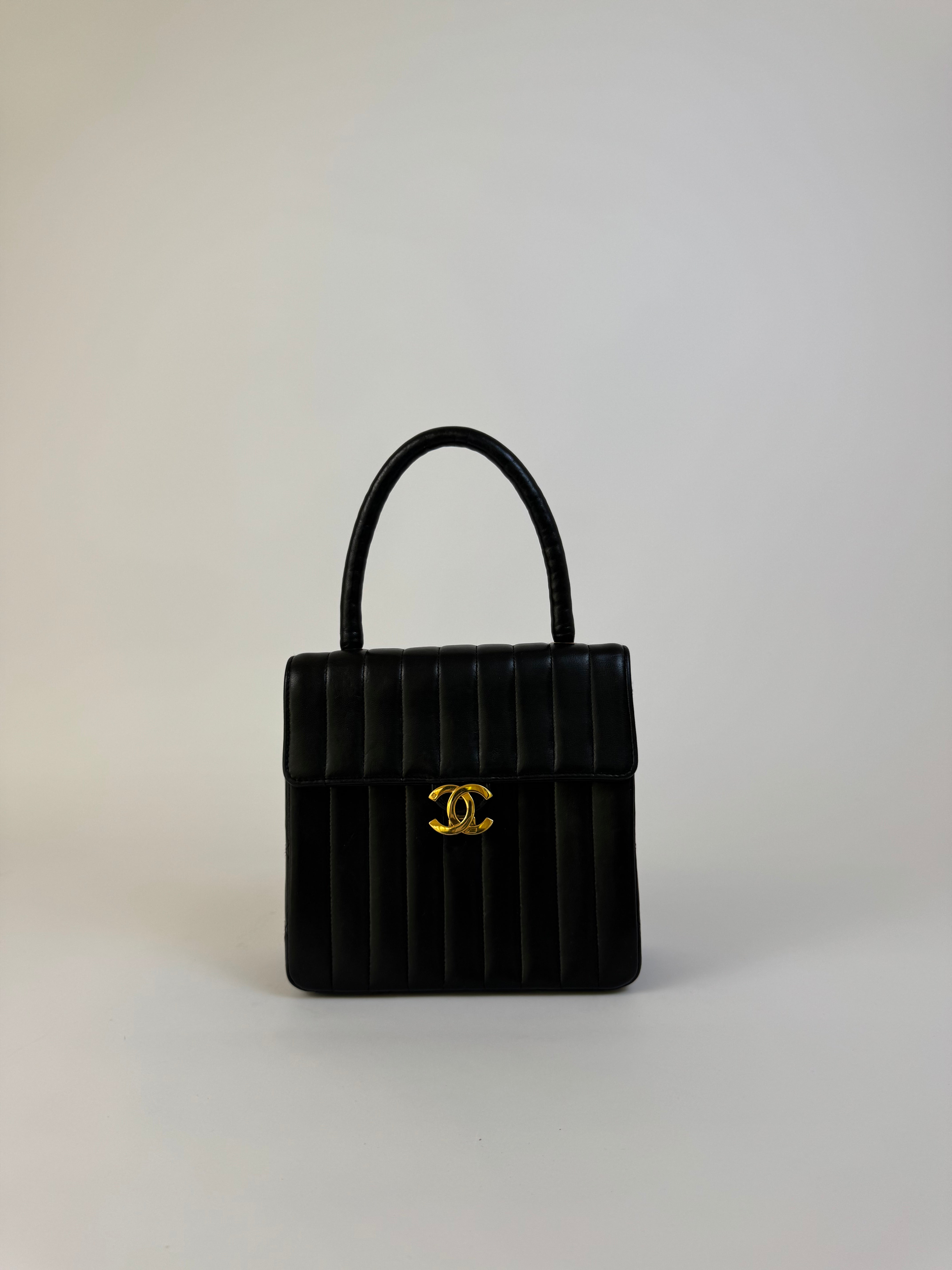 Chanel Lambskin Top Handle Bag