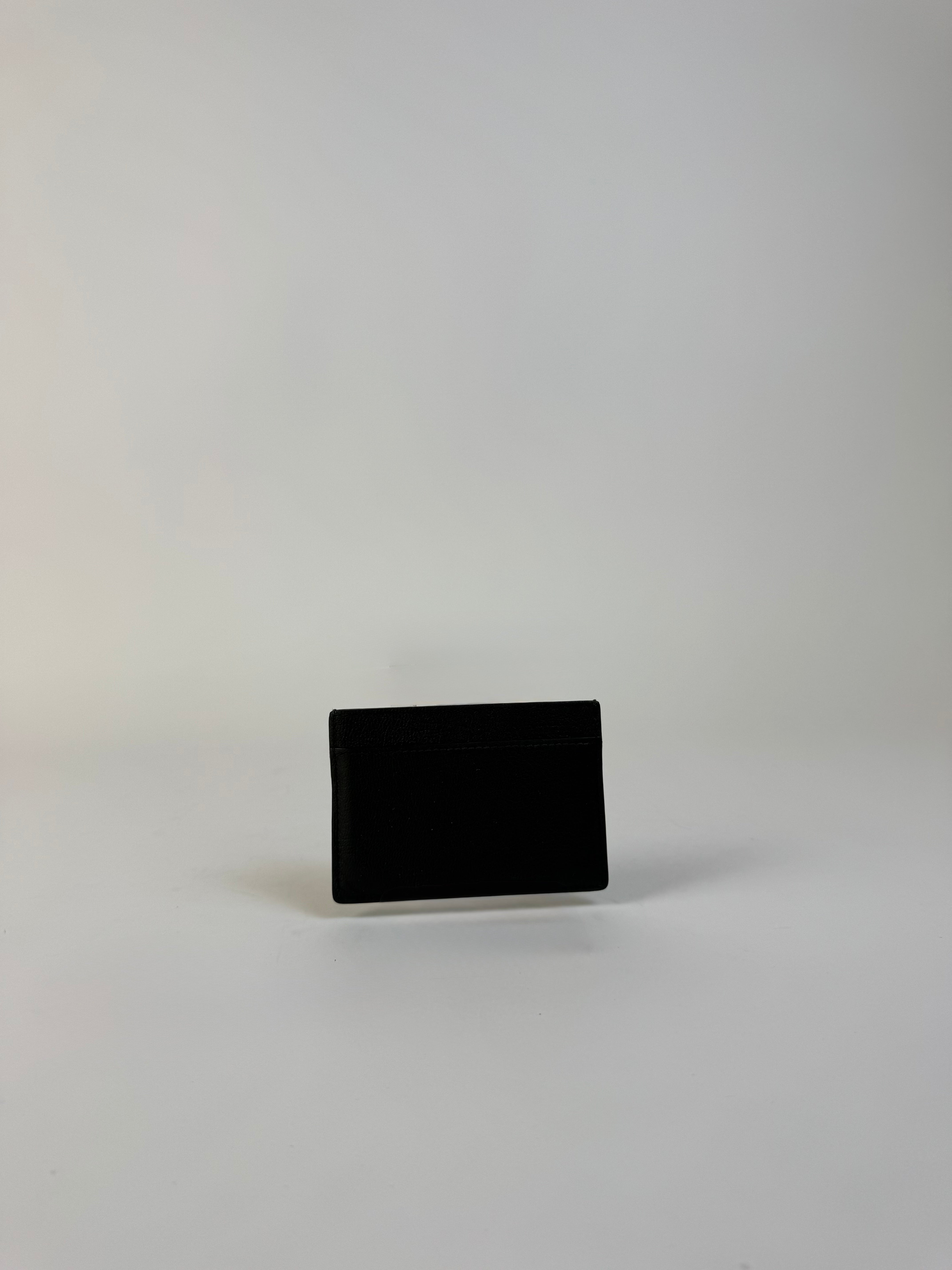 YSL Black Leather Card Holder