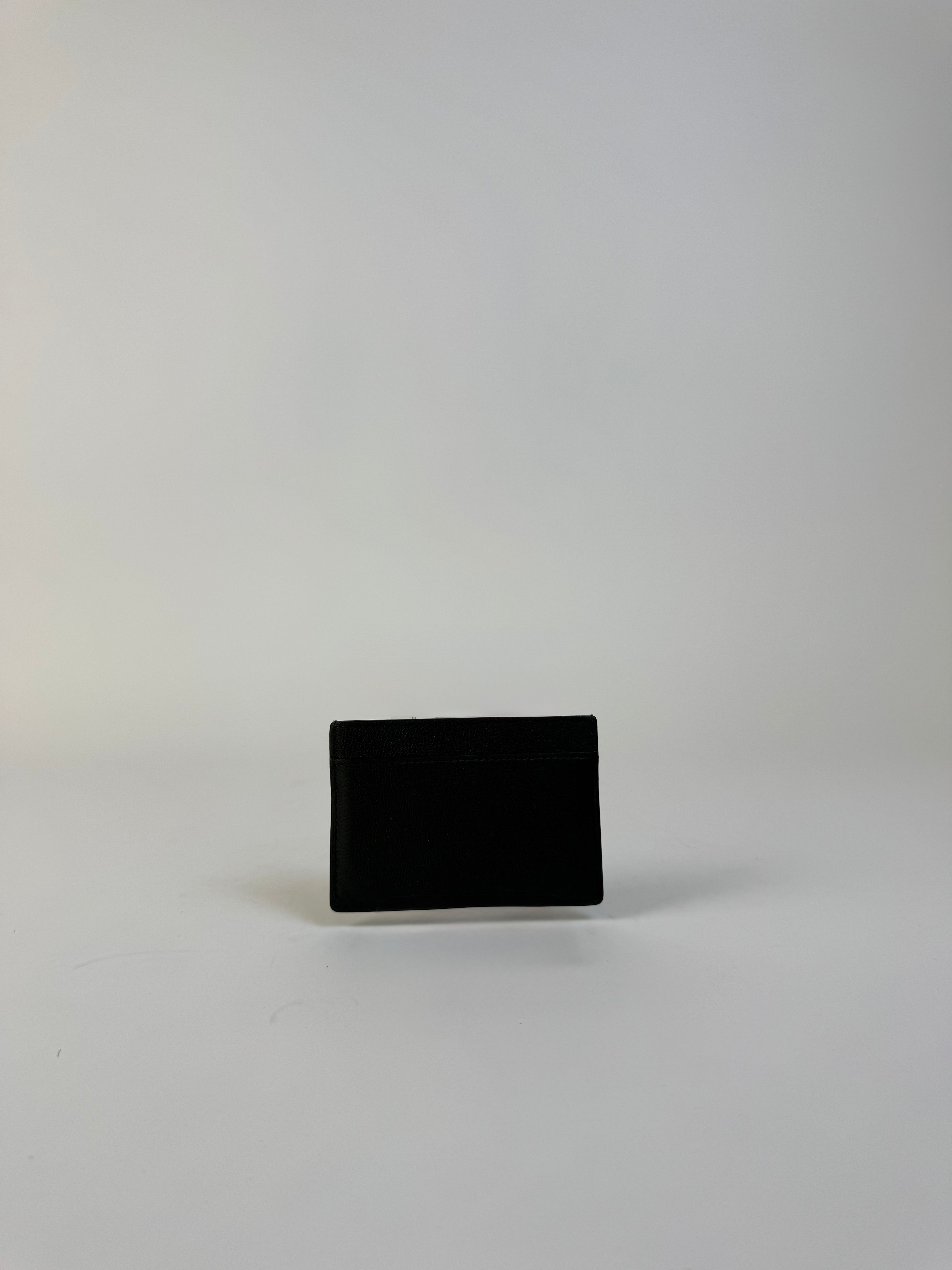 YSL Black Leather Card Holder