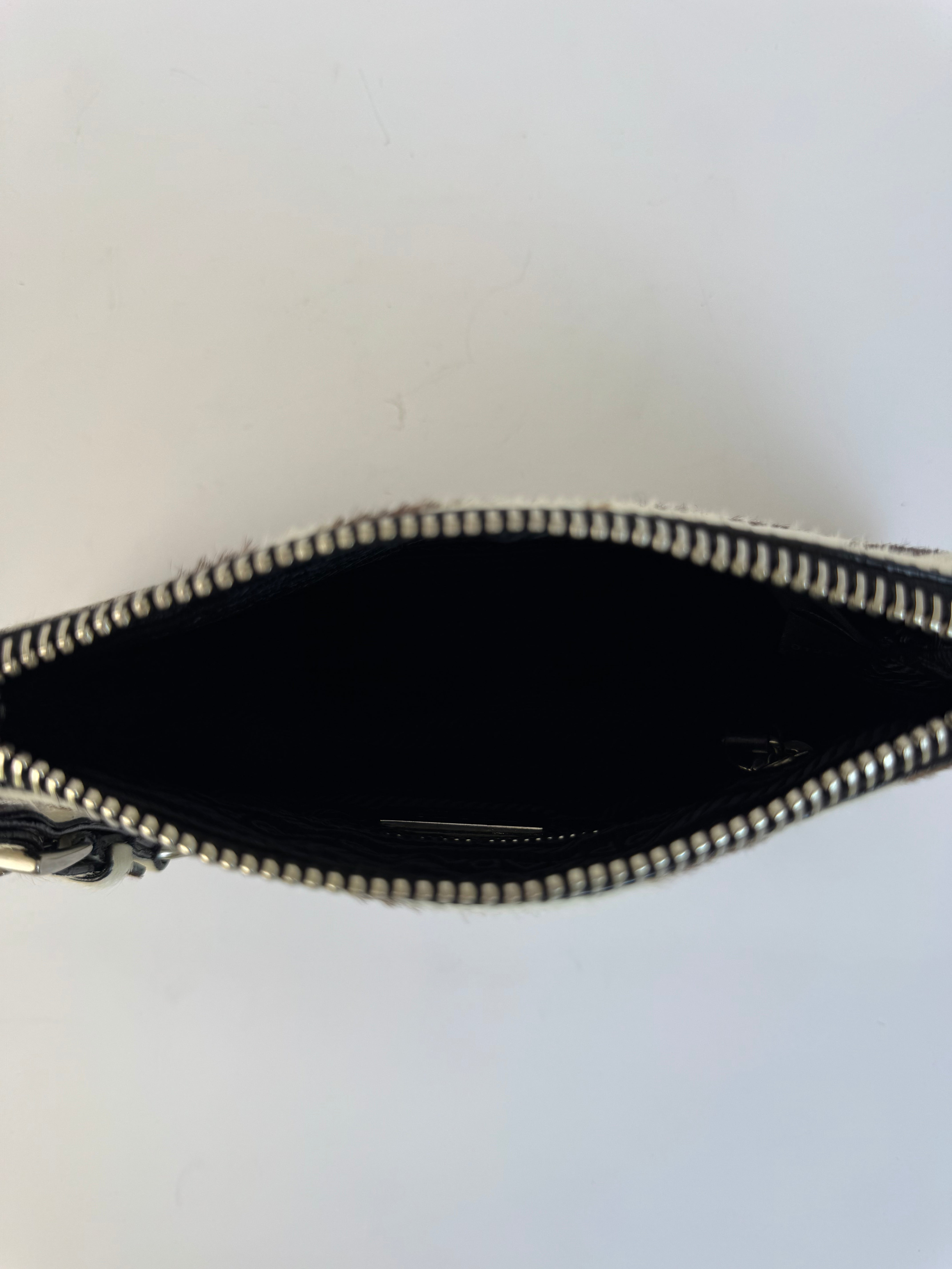 Prada Zebra Ponyhair Shoulder Bag