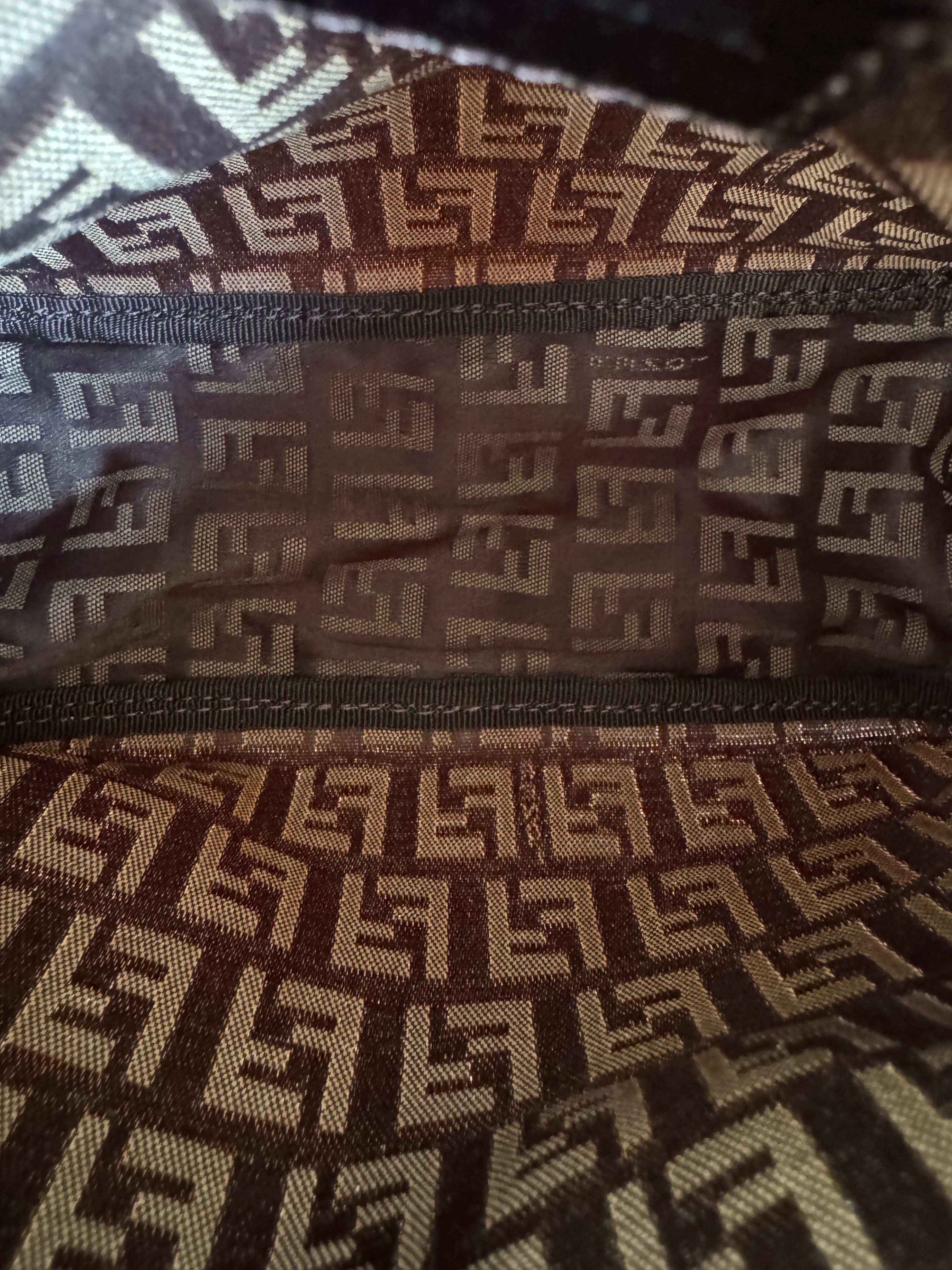 Fendi Zucca Canvas Handbag